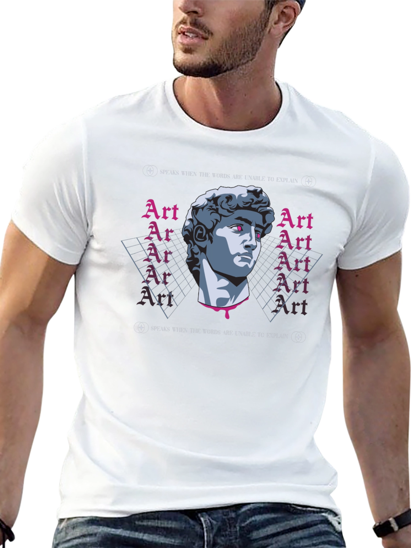 Art Speaks Graphic Tee - Black