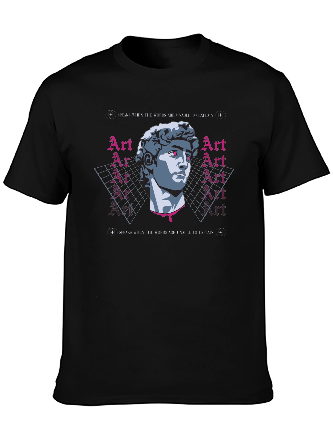 Art Speaks Graphic Tee - Black