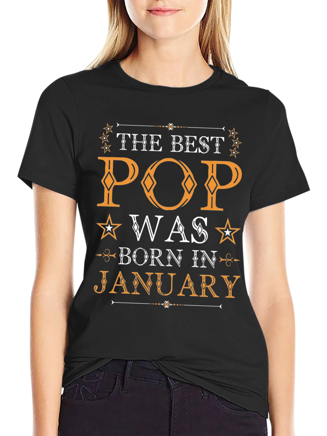 Best Pop Born in January T-Shirt