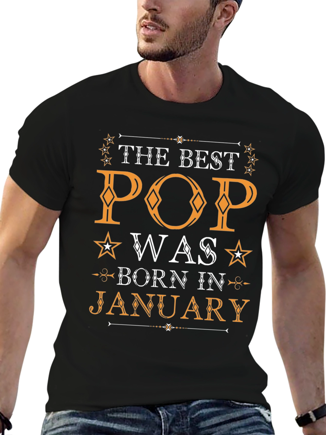 Best Pop Born in January T-Shirt