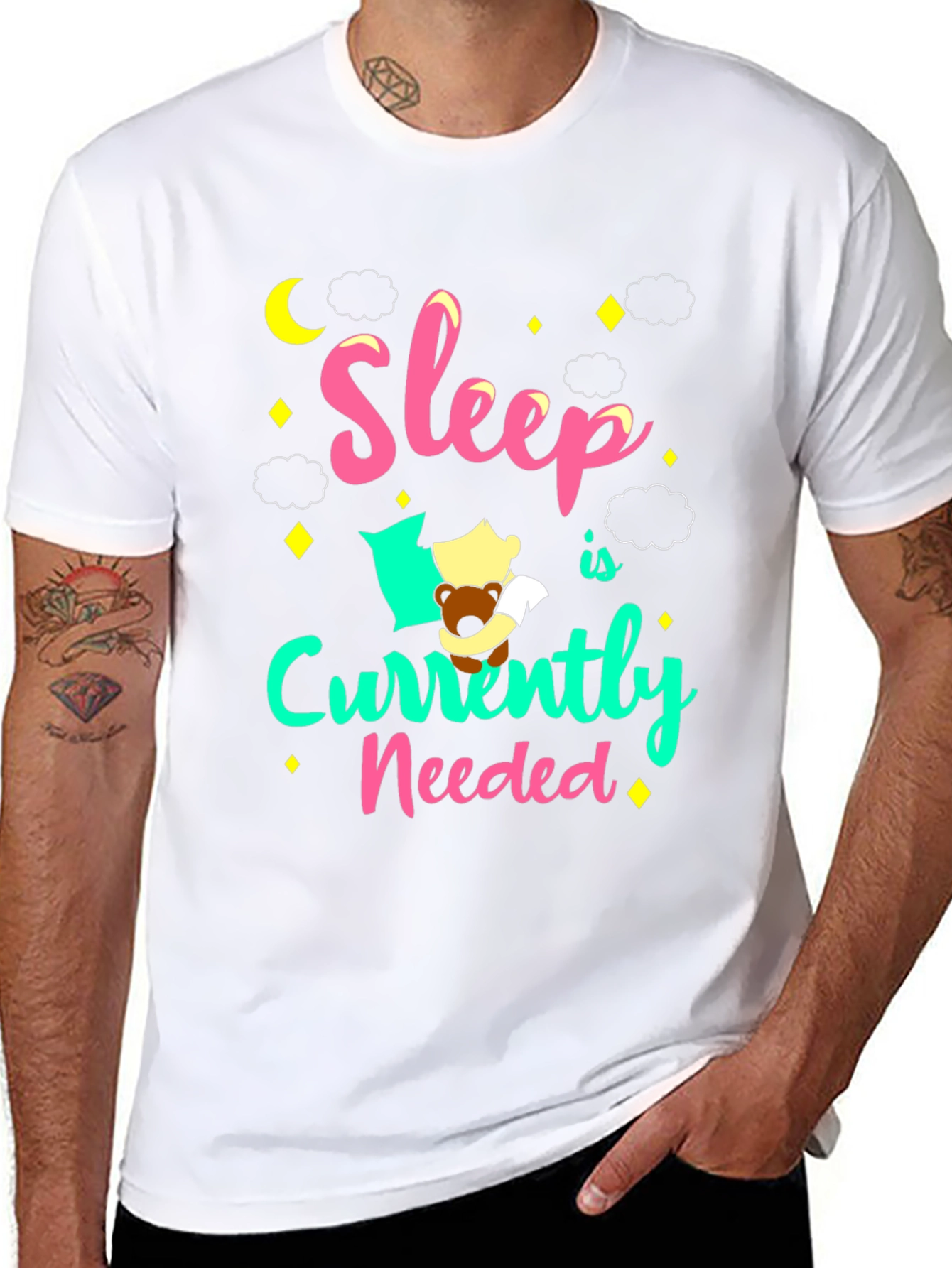 Sleep Currently Needed T-Shirt Funny Novelty Tee