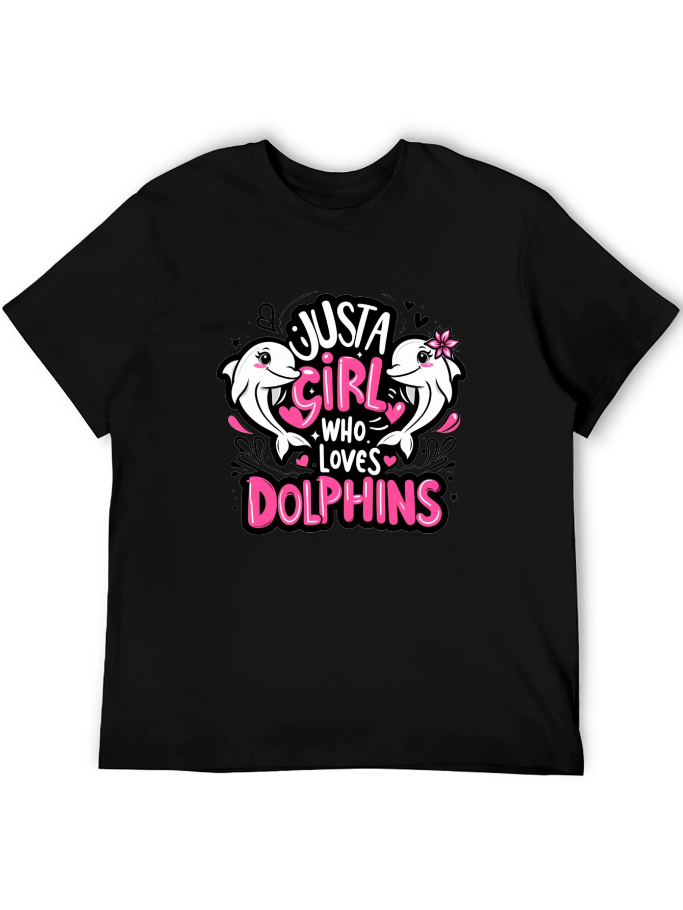Just A Girl Who Loves Dolphins T-Shirt