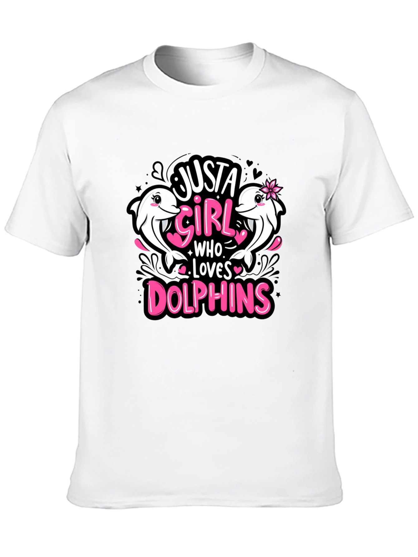 Just A Girl Who Loves Dolphins T-Shirt
