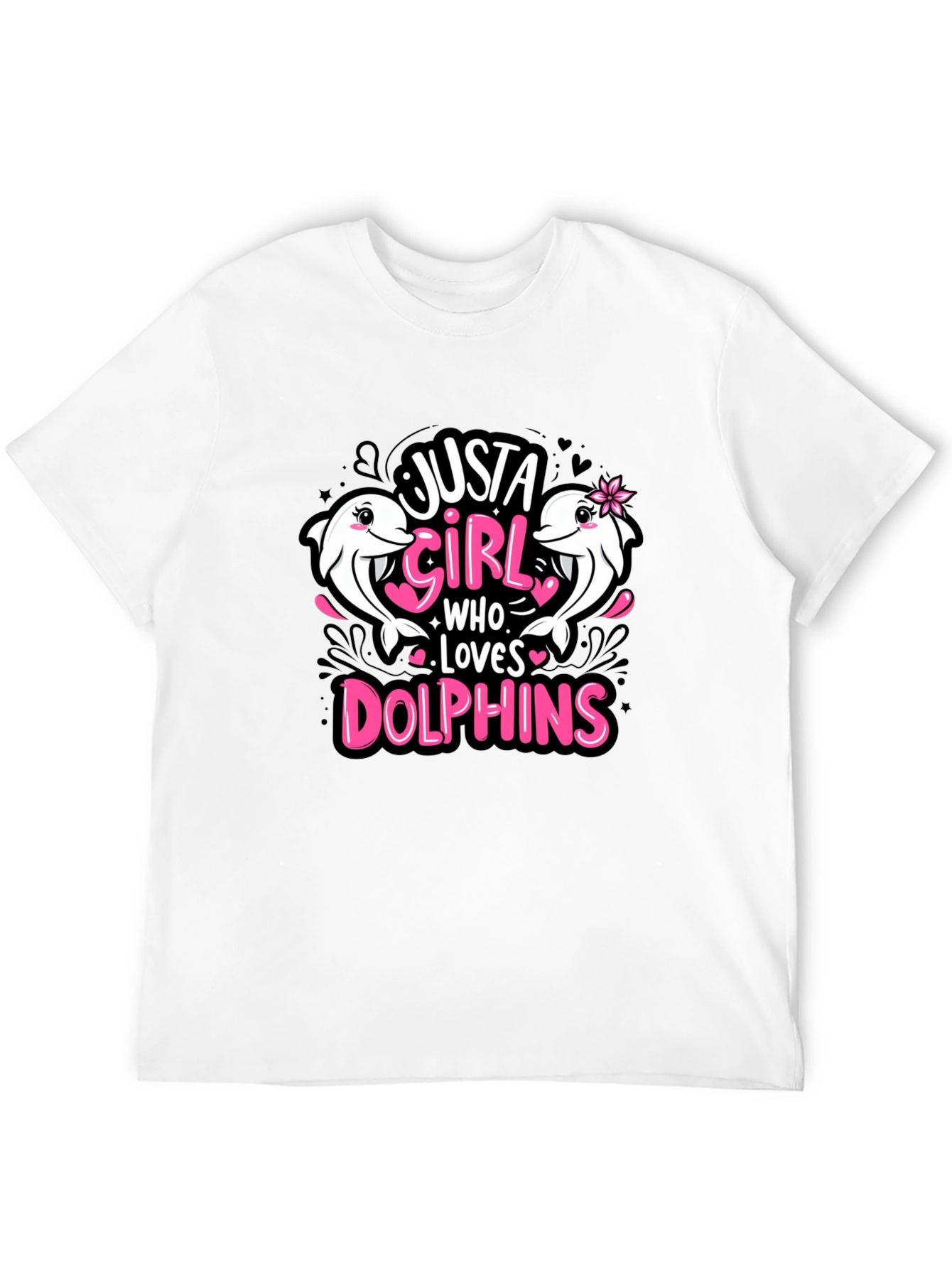 Just A Girl Who Loves Dolphins T-Shirt