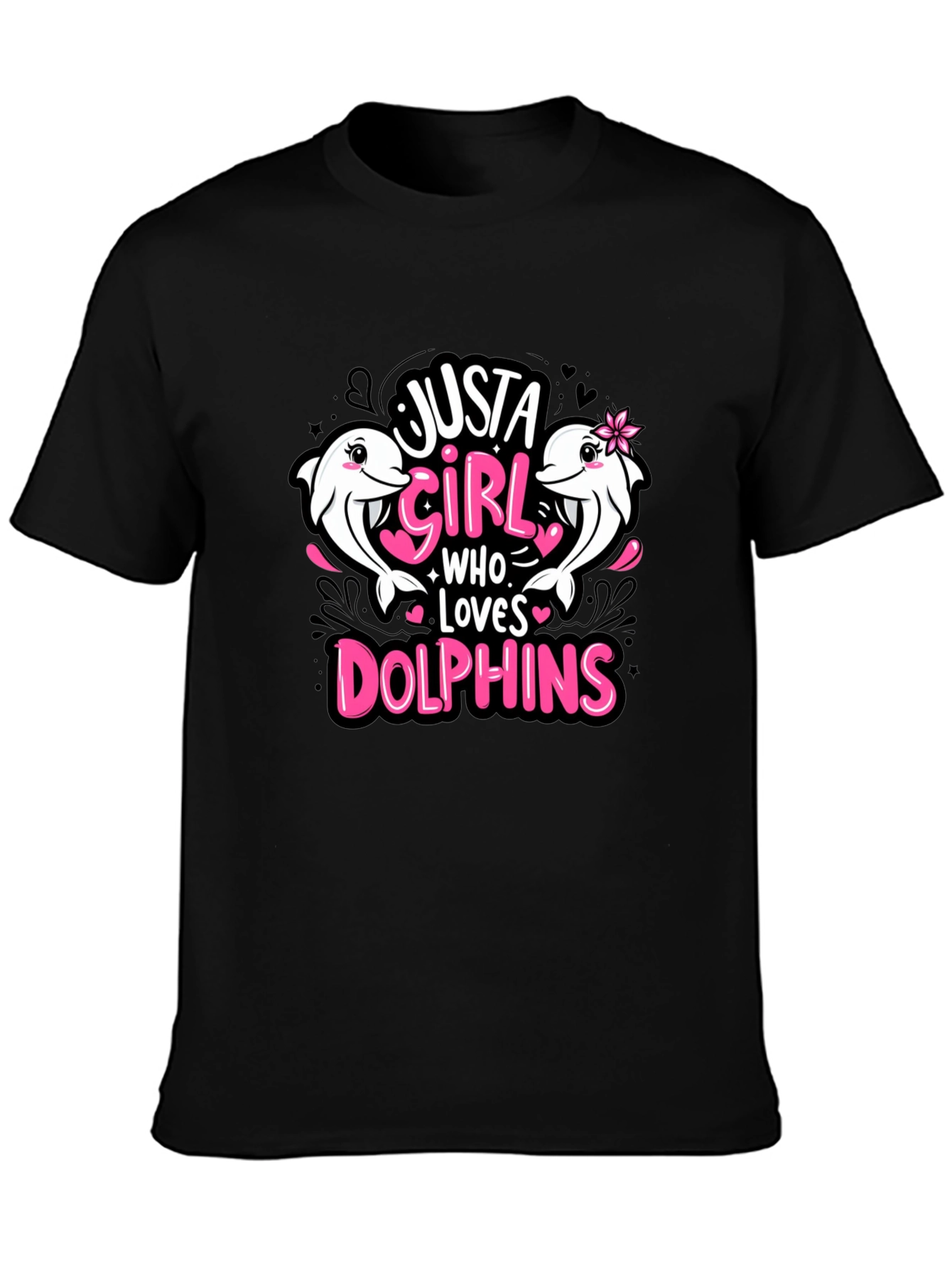 Just A Girl Who Loves Dolphins T-Shirt