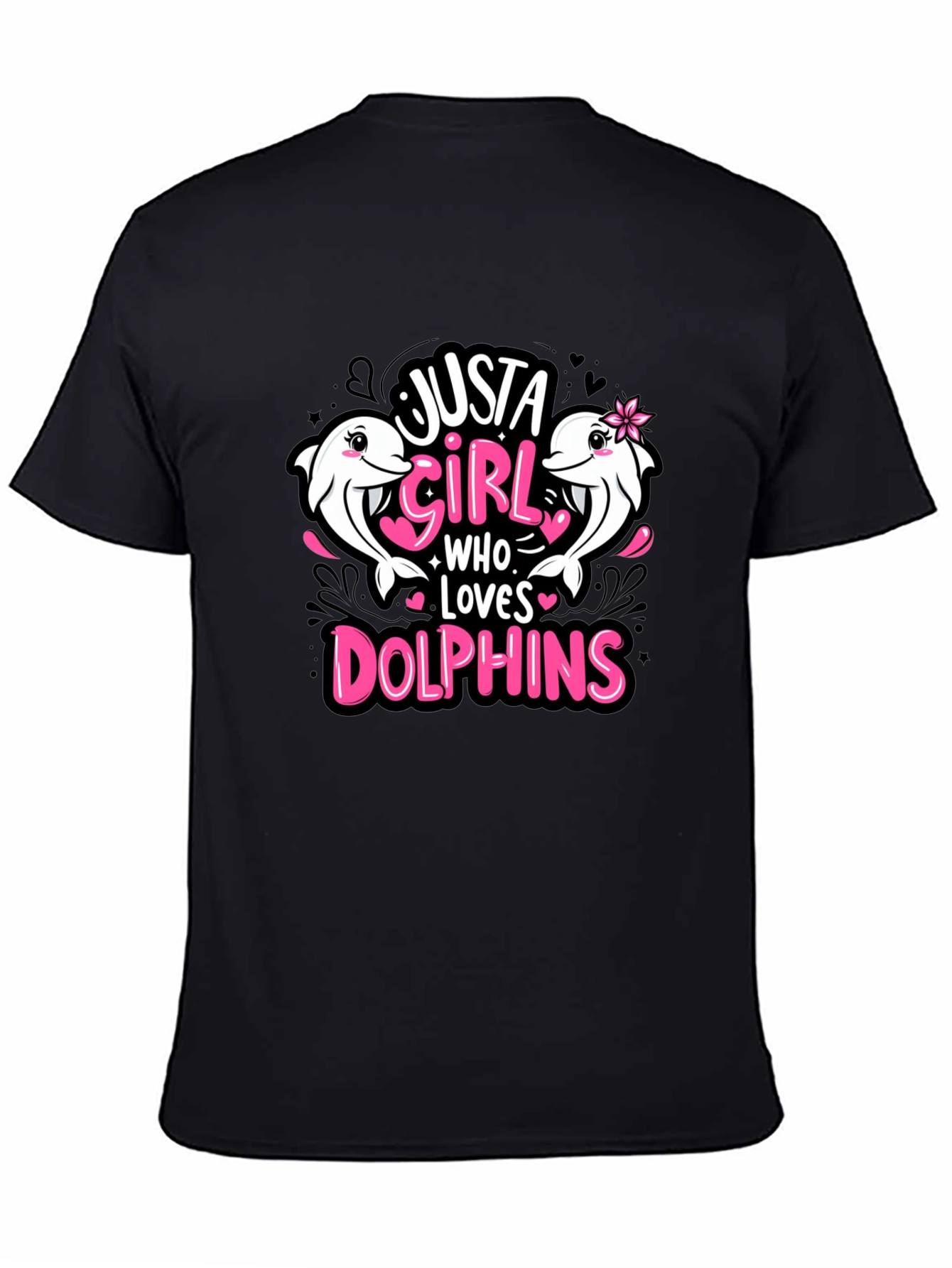 Just A Girl Who Loves Dolphins T-Shirt