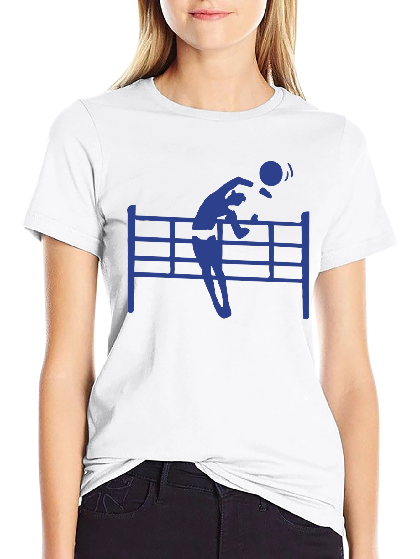 Volleyball Player Graphic Tee - Stylish & Comfortable