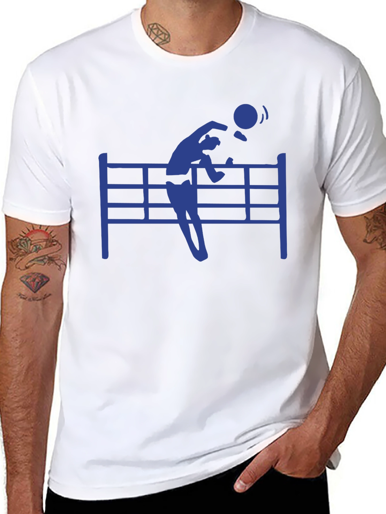 Volleyball Player Graphic Tee - Stylish & Comfortable