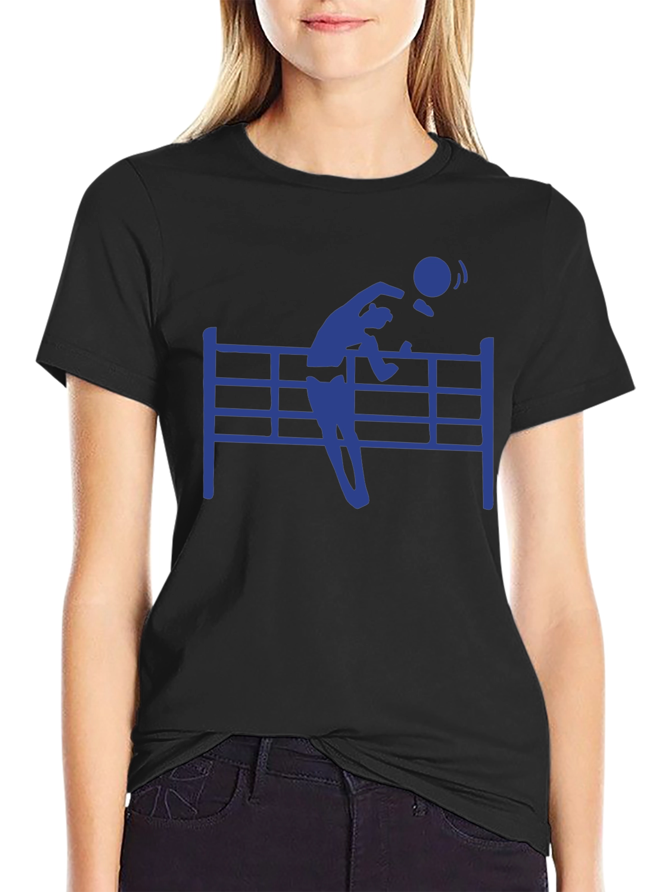 Volleyball Player Graphic Tee - Stylish & Comfortable