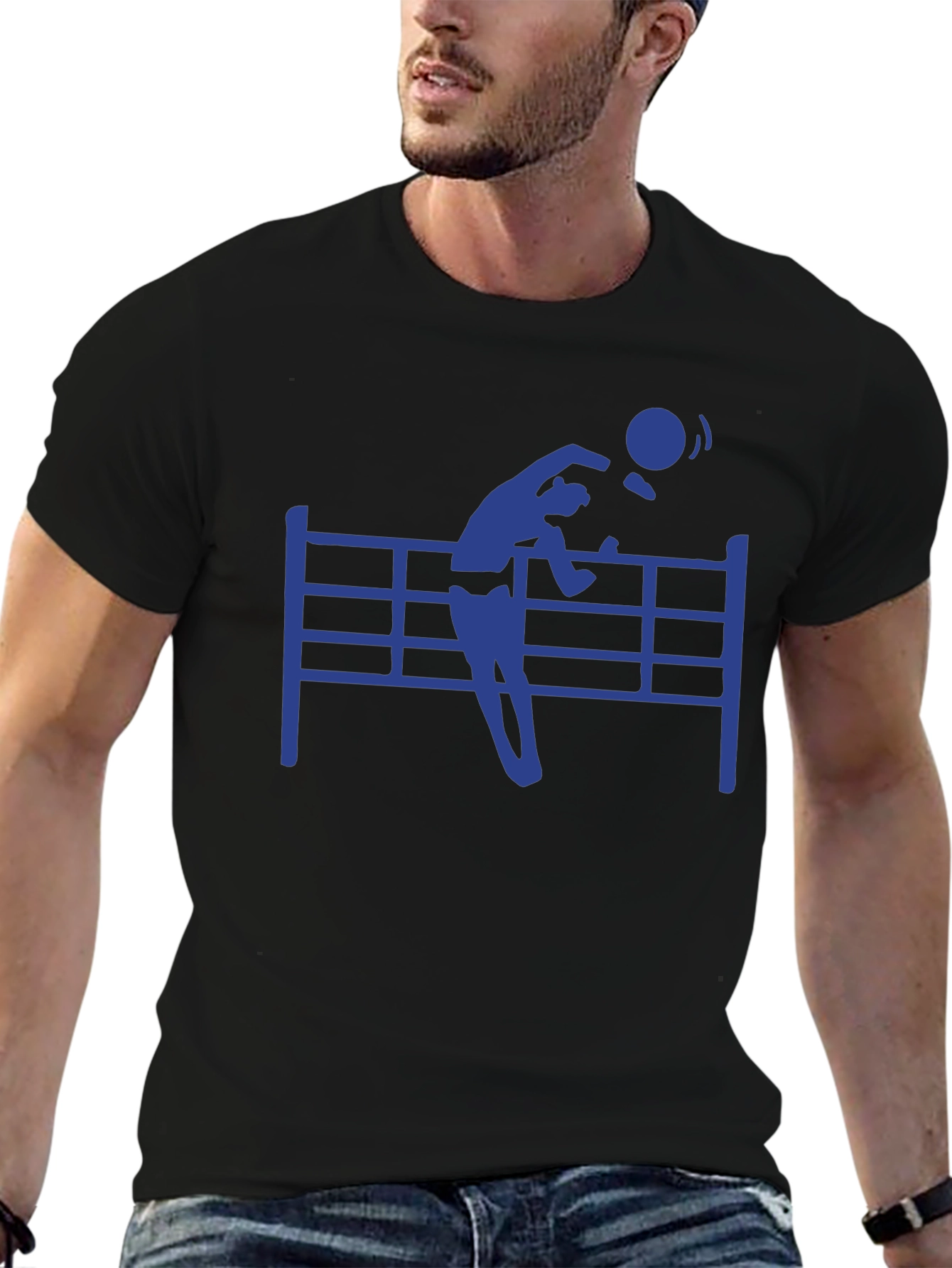 Volleyball Player Graphic Tee - Stylish & Comfortable