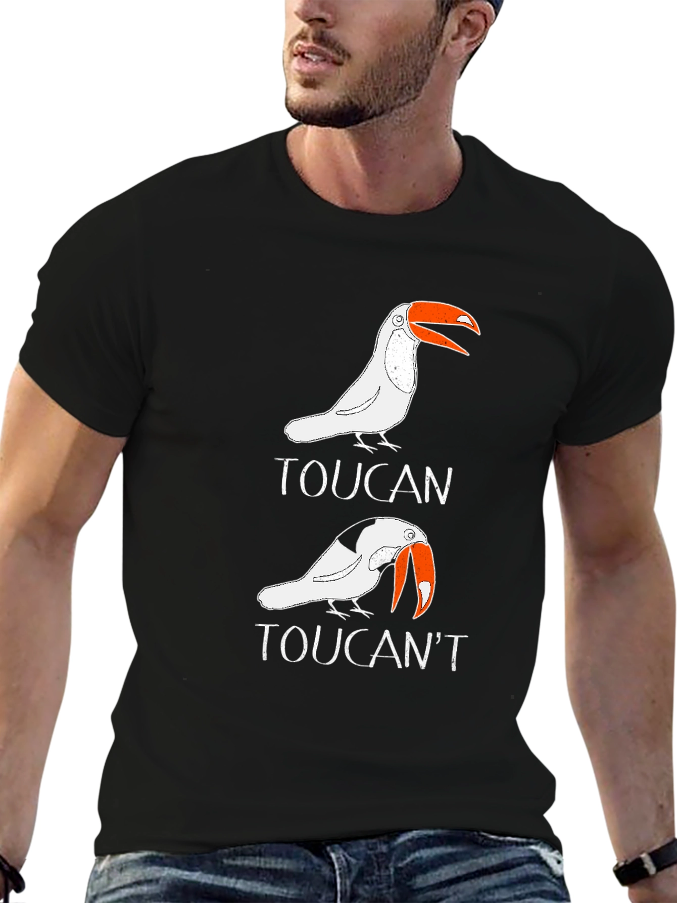 Toucan Pun Graphic T-Shirt - Funny Bird Lover Tee