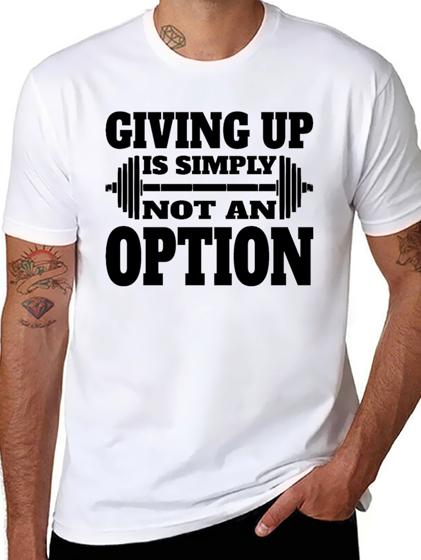 Giving Up is Not an Option Gym T-Shirt