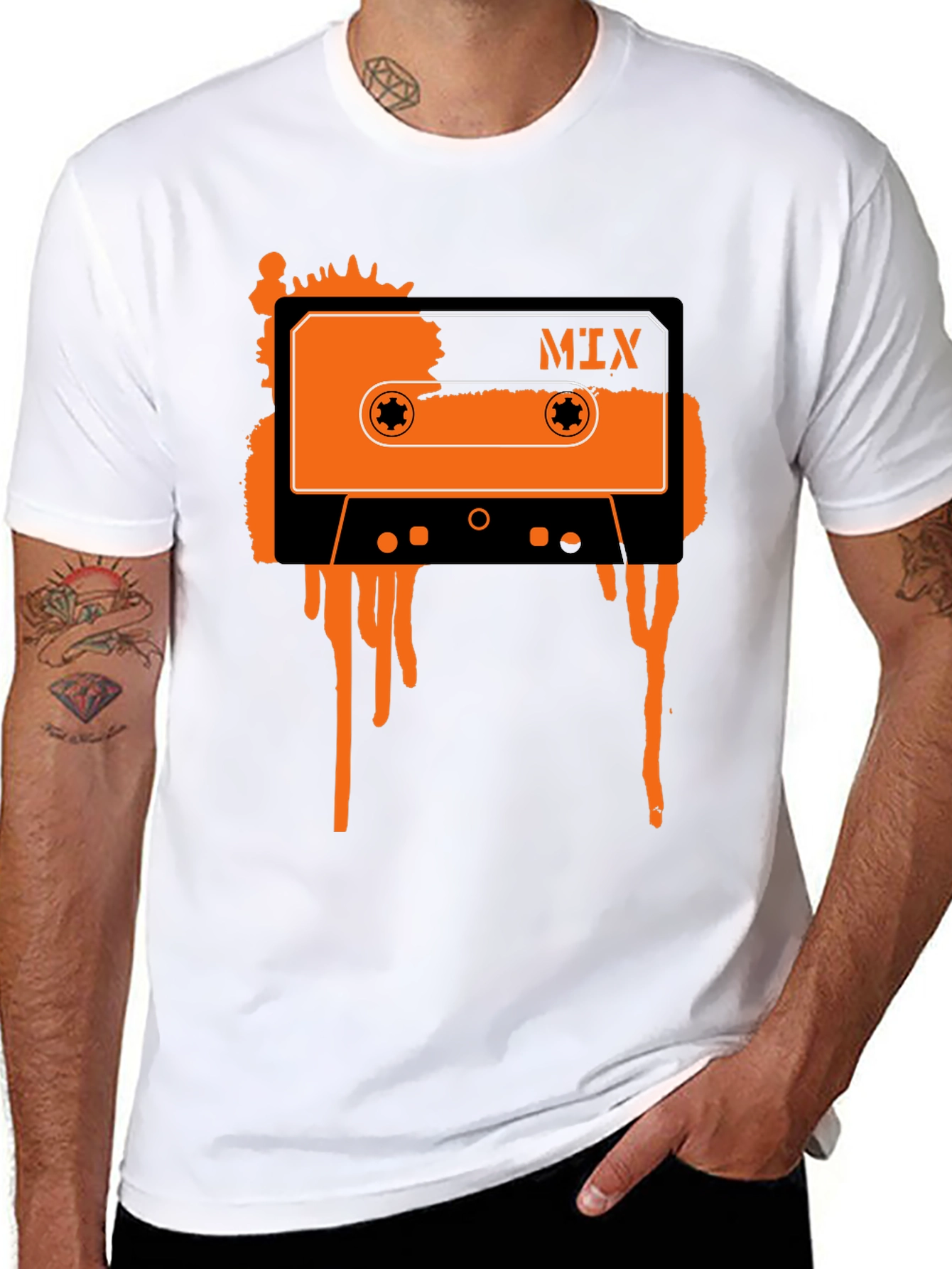 Retro Mix Tape Graphic T-Shirt