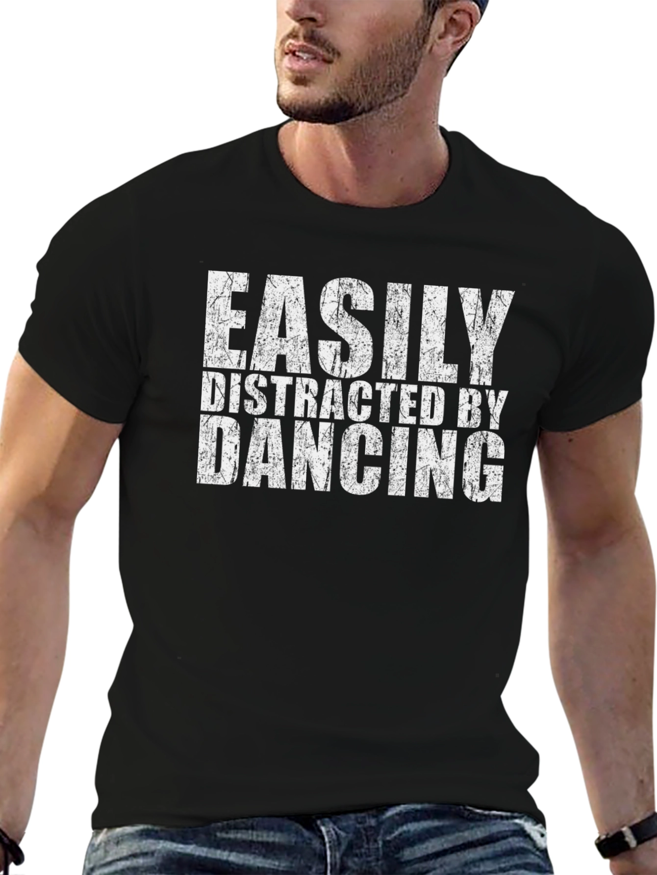 Easily Distracted By Dancing Graphic T-Shirt