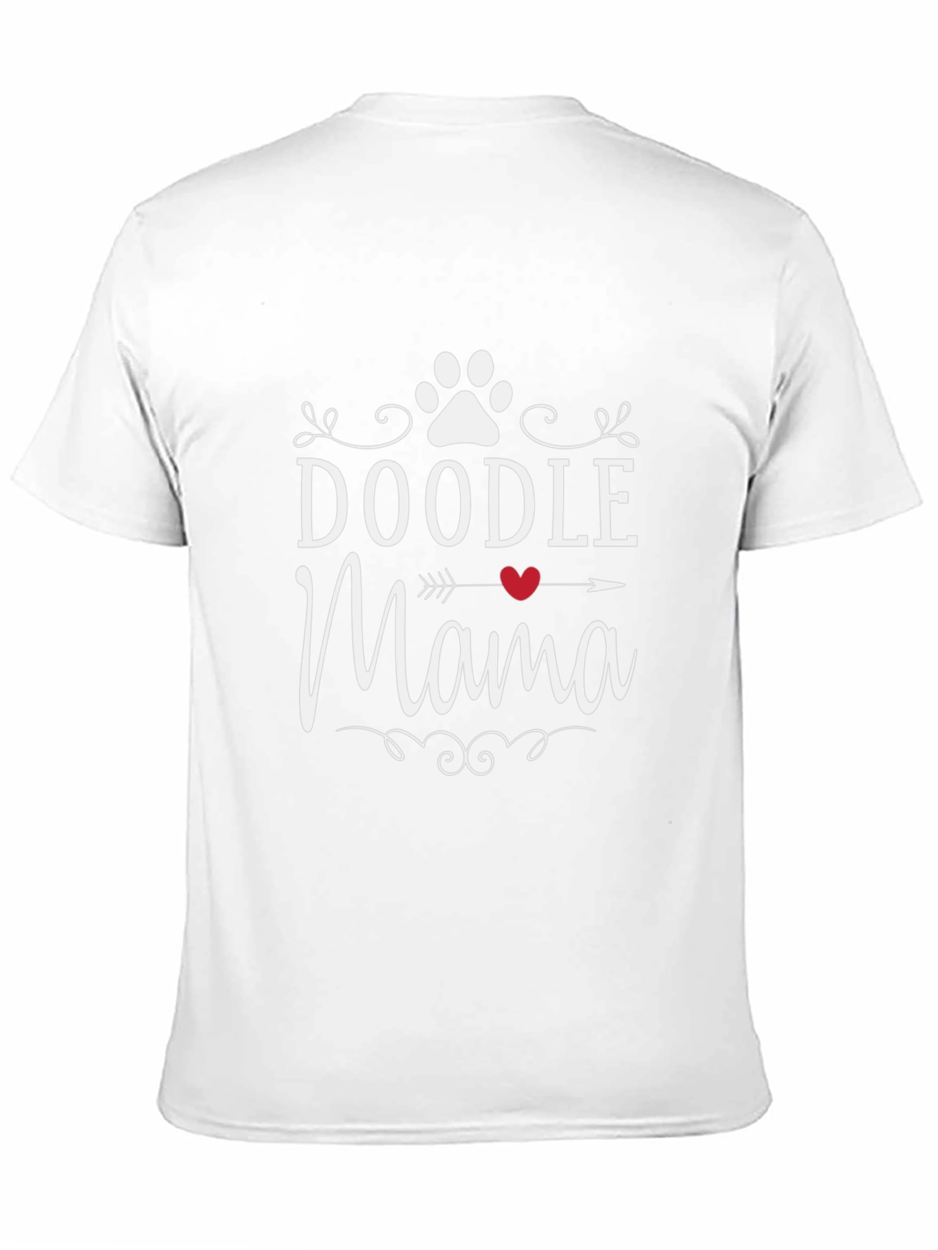 Doodle Mama T-Shirt: Dog Paw Print Design