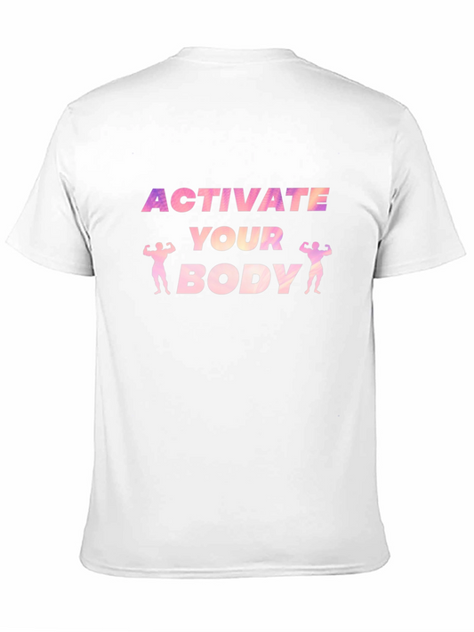 Activate Your Body Graphic Tee - Black