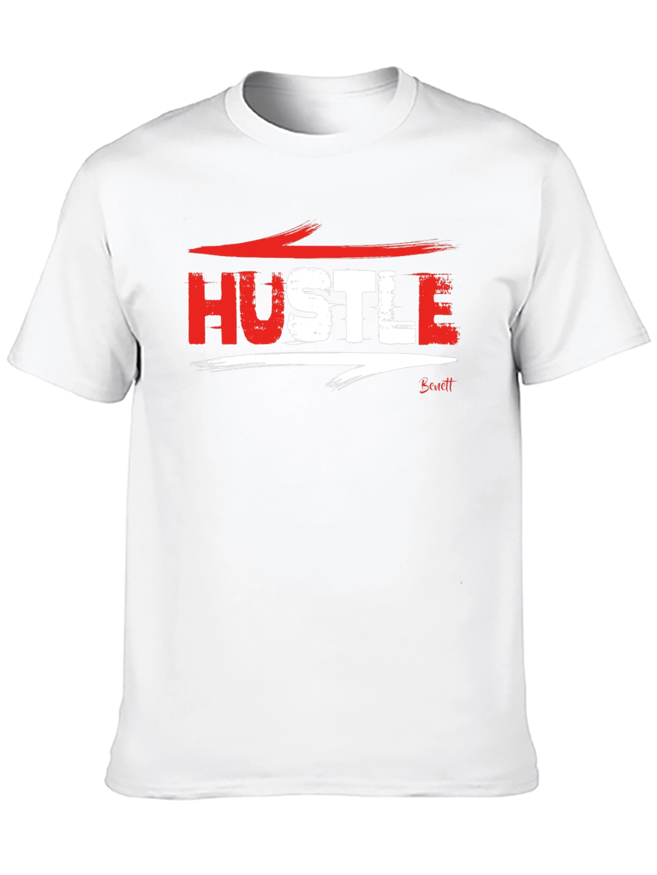 Hustle Graphic Black T-Shirt