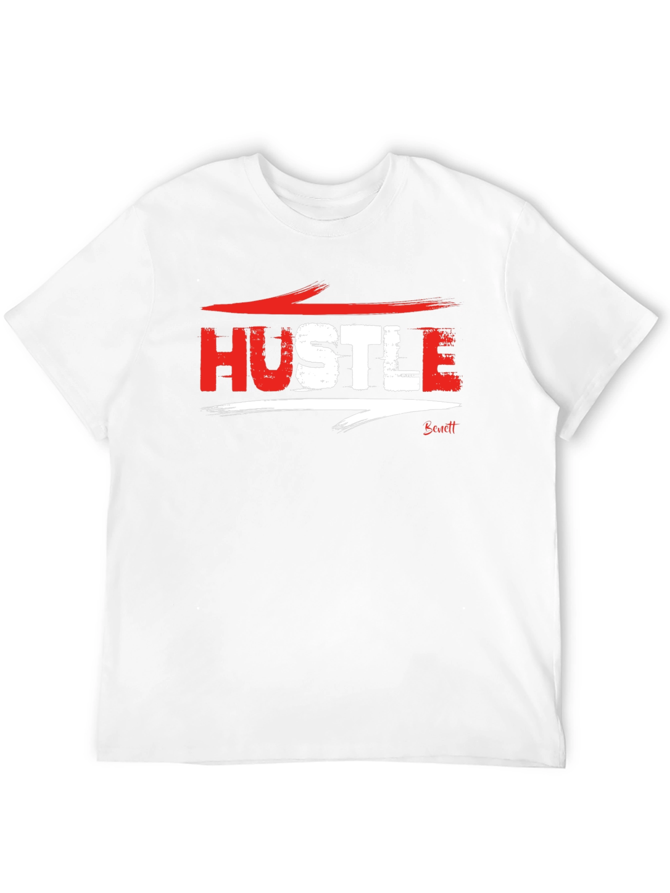 Hustle Graphic Black T-Shirt
