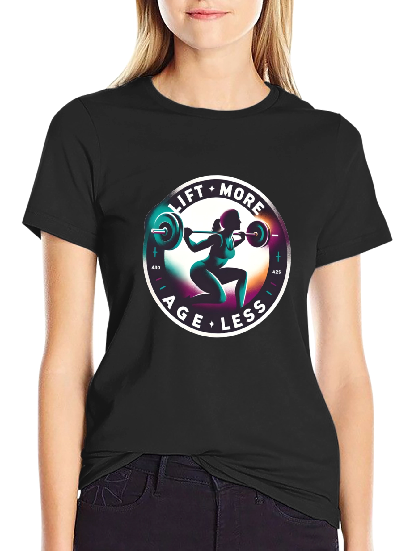 Lift More Age Less Graphic T-Shirt