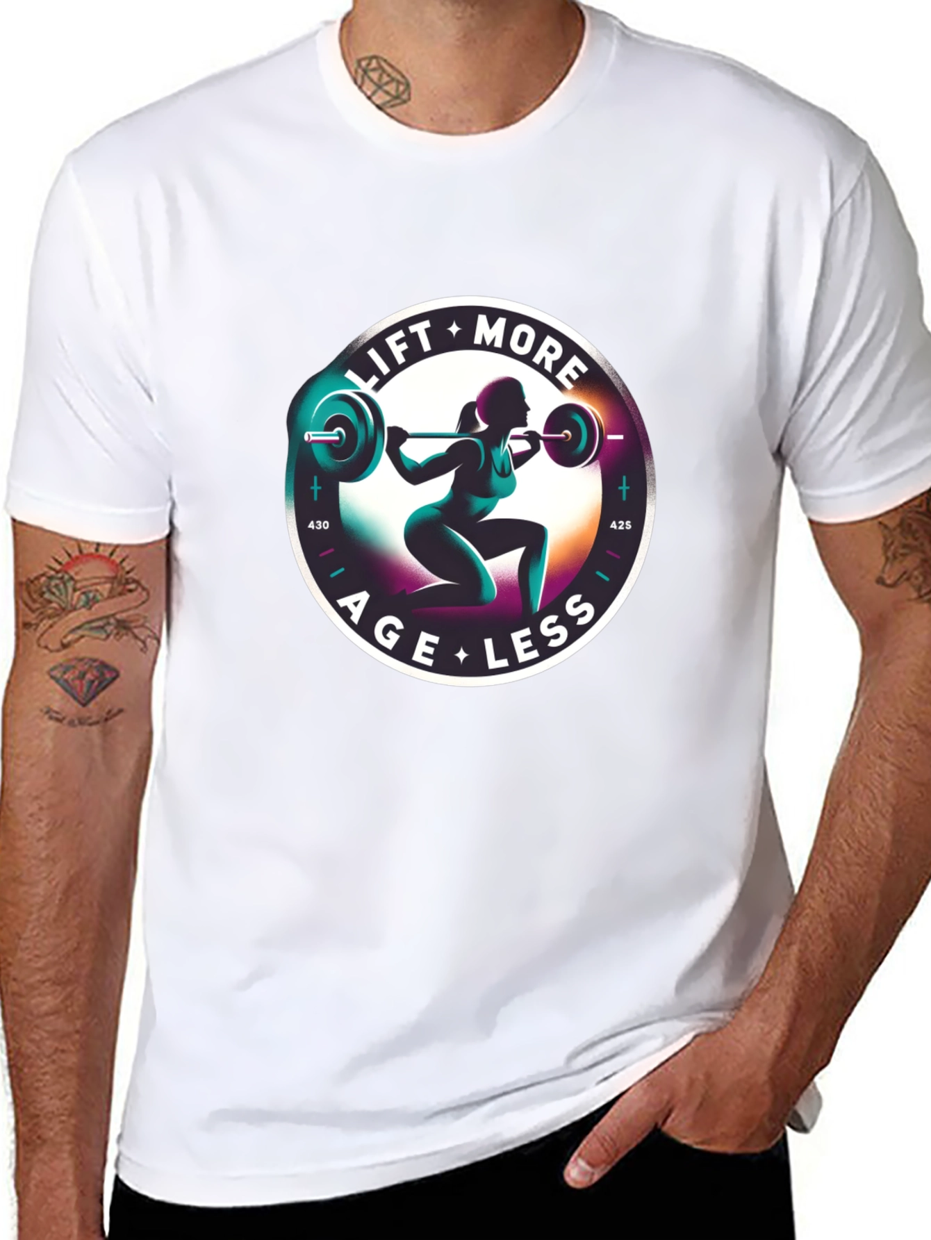 Lift More Age Less Graphic T-Shirt