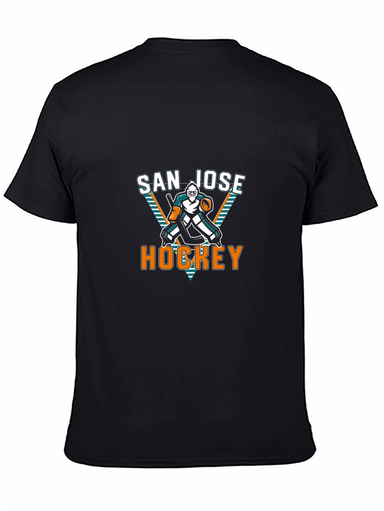 San Jose Hockey T-Shirt - Black Graphic Tee