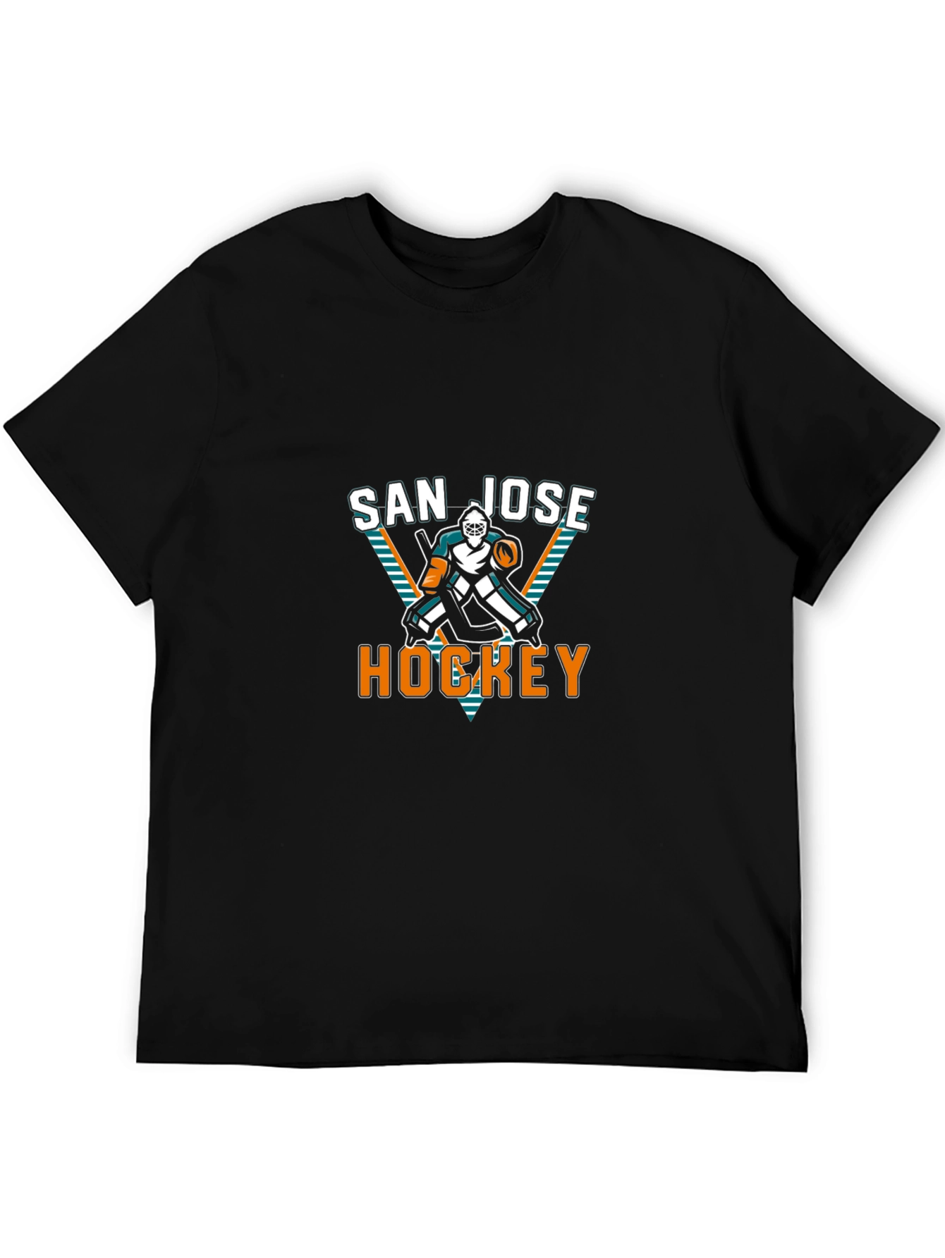 San Jose Hockey T-Shirt - Black Graphic Tee
