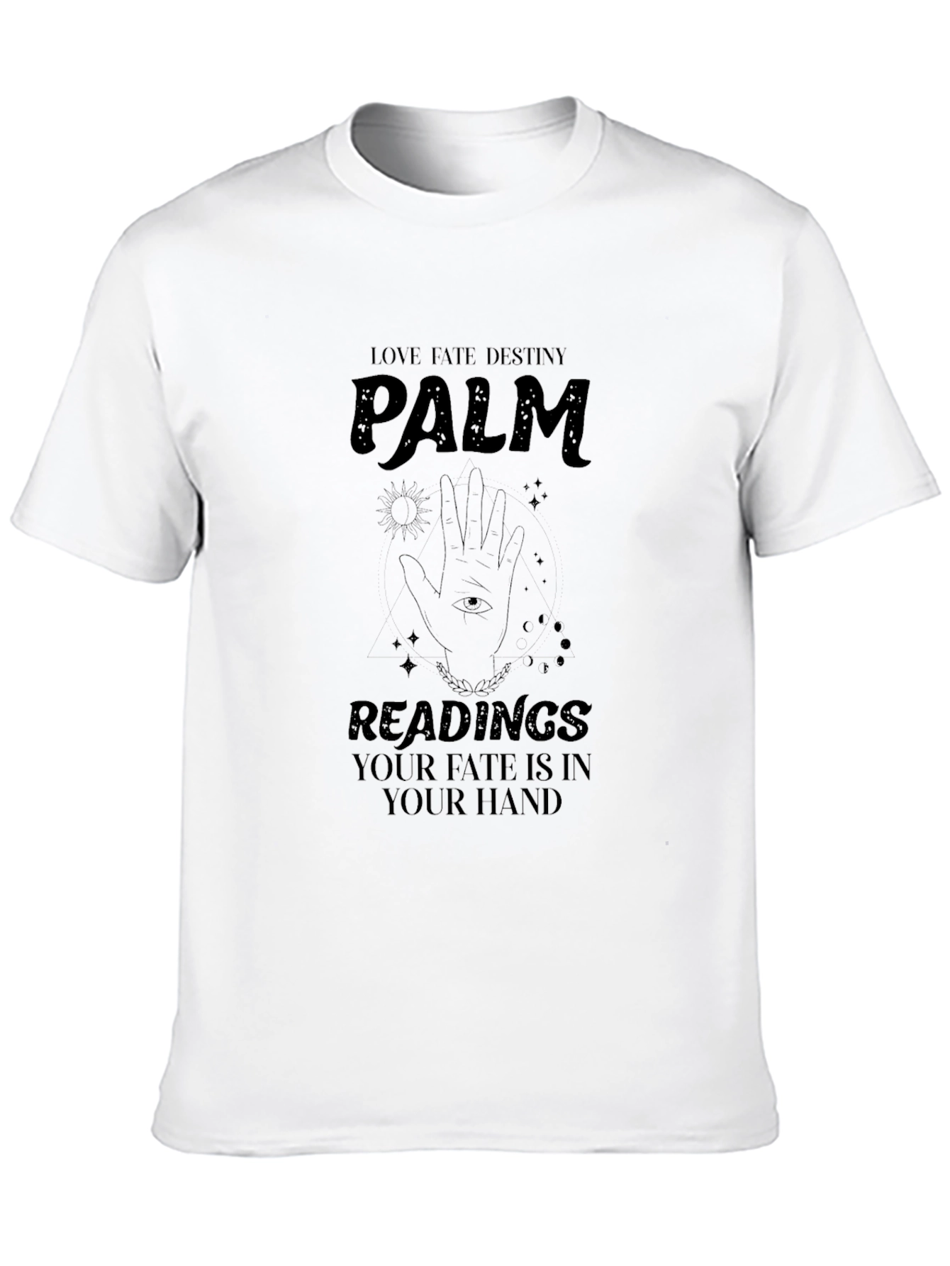 Palm Reading Fate Graphic T-Shirt