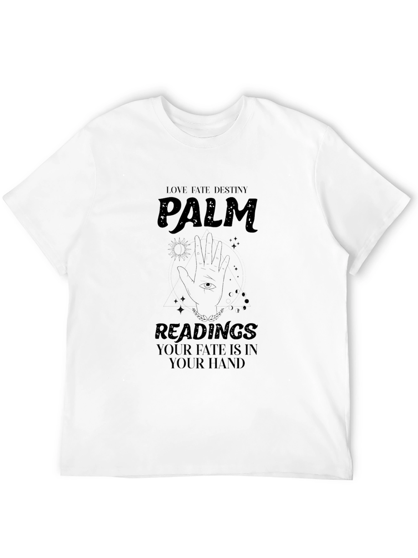 Palm Reading Fate Graphic T-Shirt