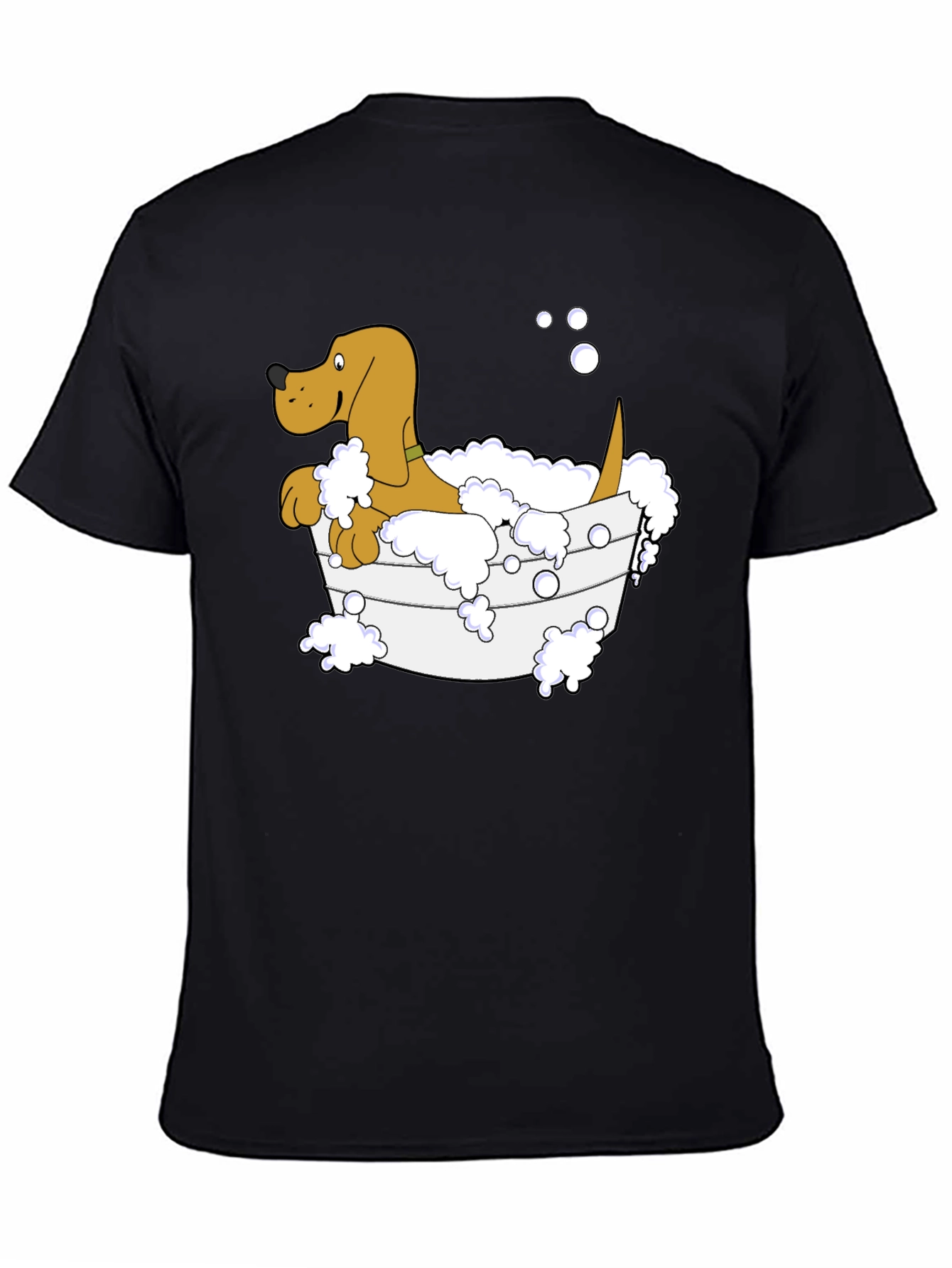 Cartoon Dog in Tub T-Shirt