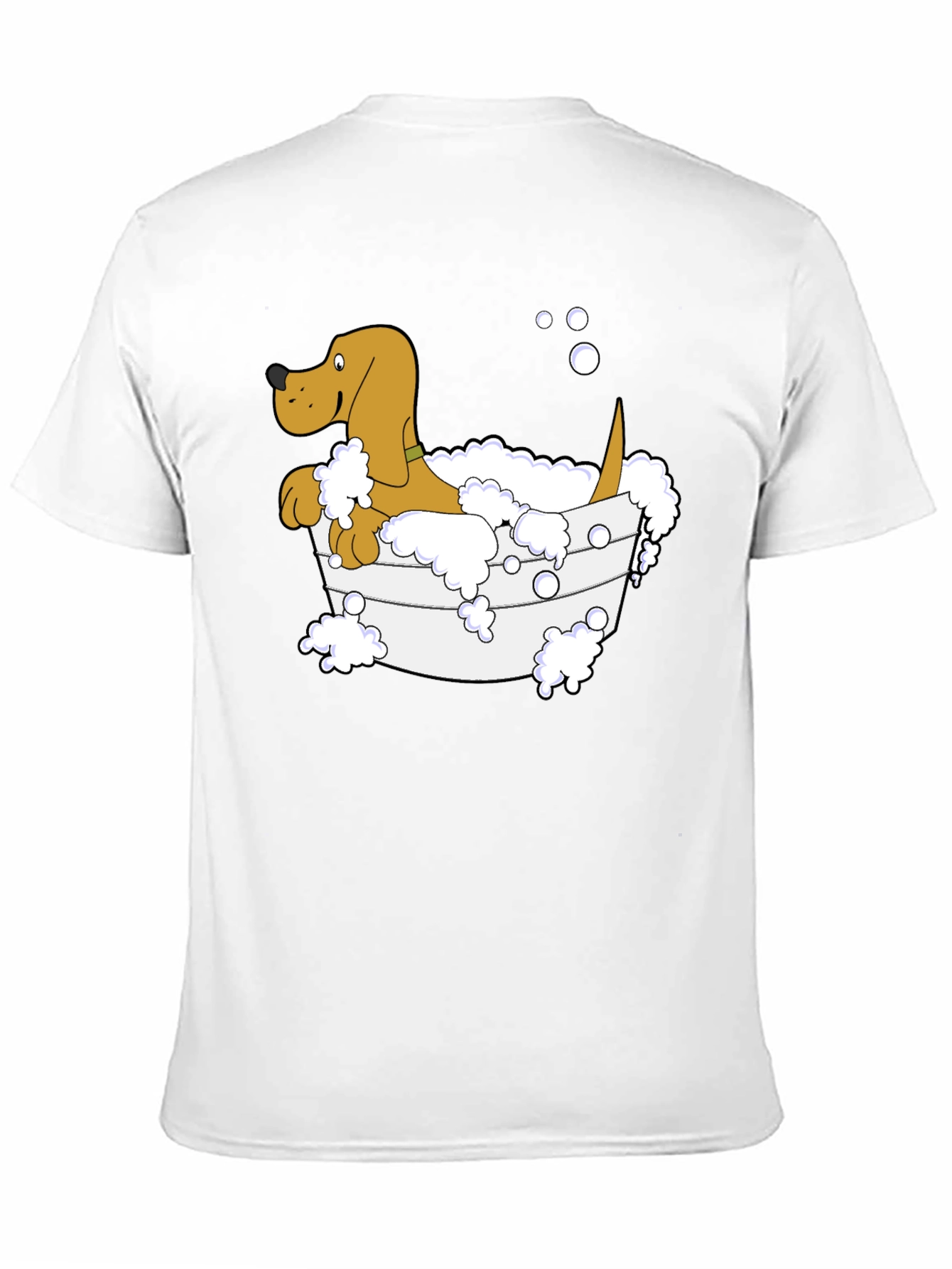 Cartoon Dog in Tub T-Shirt