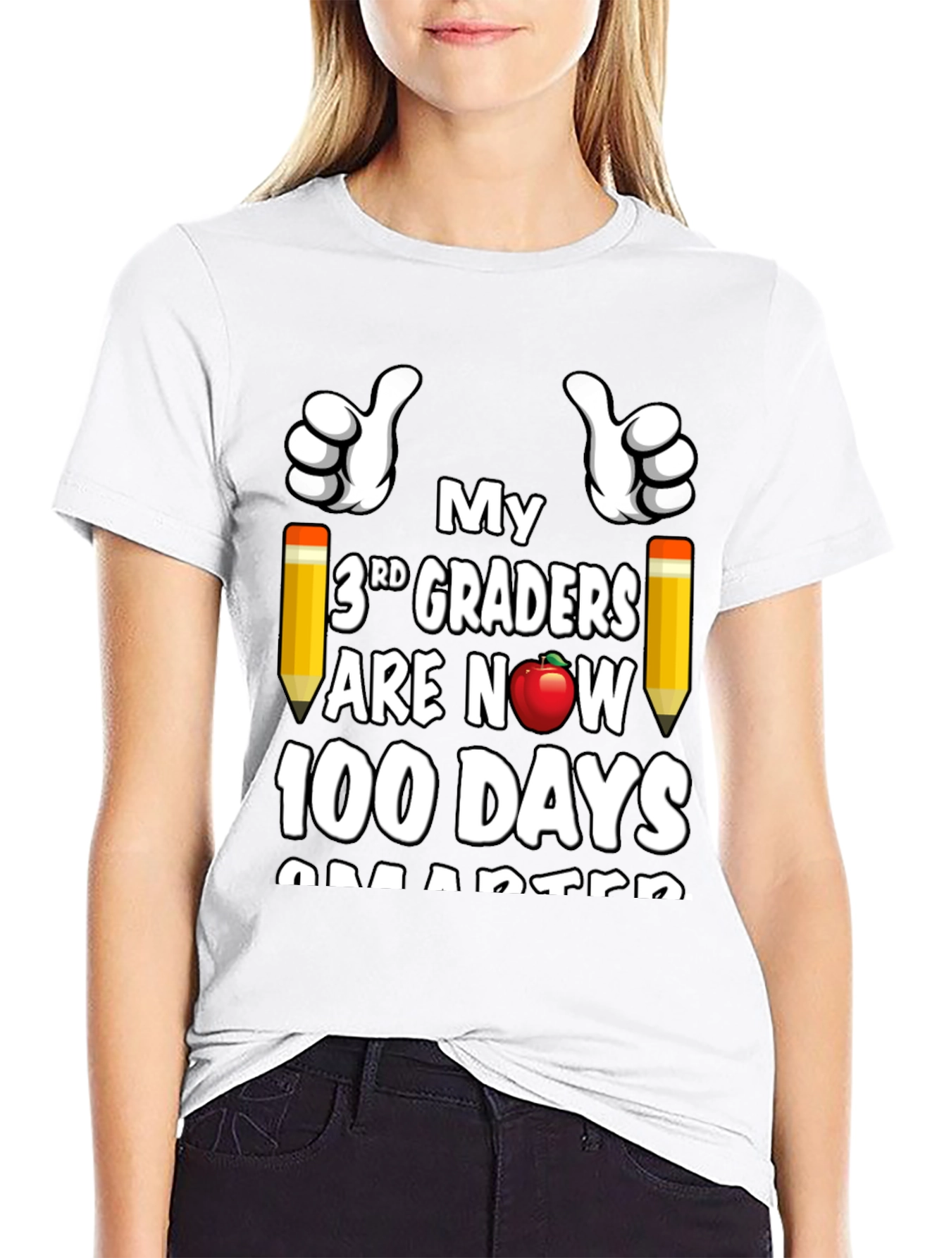 100 Days Smarter Teacher T-Shirt