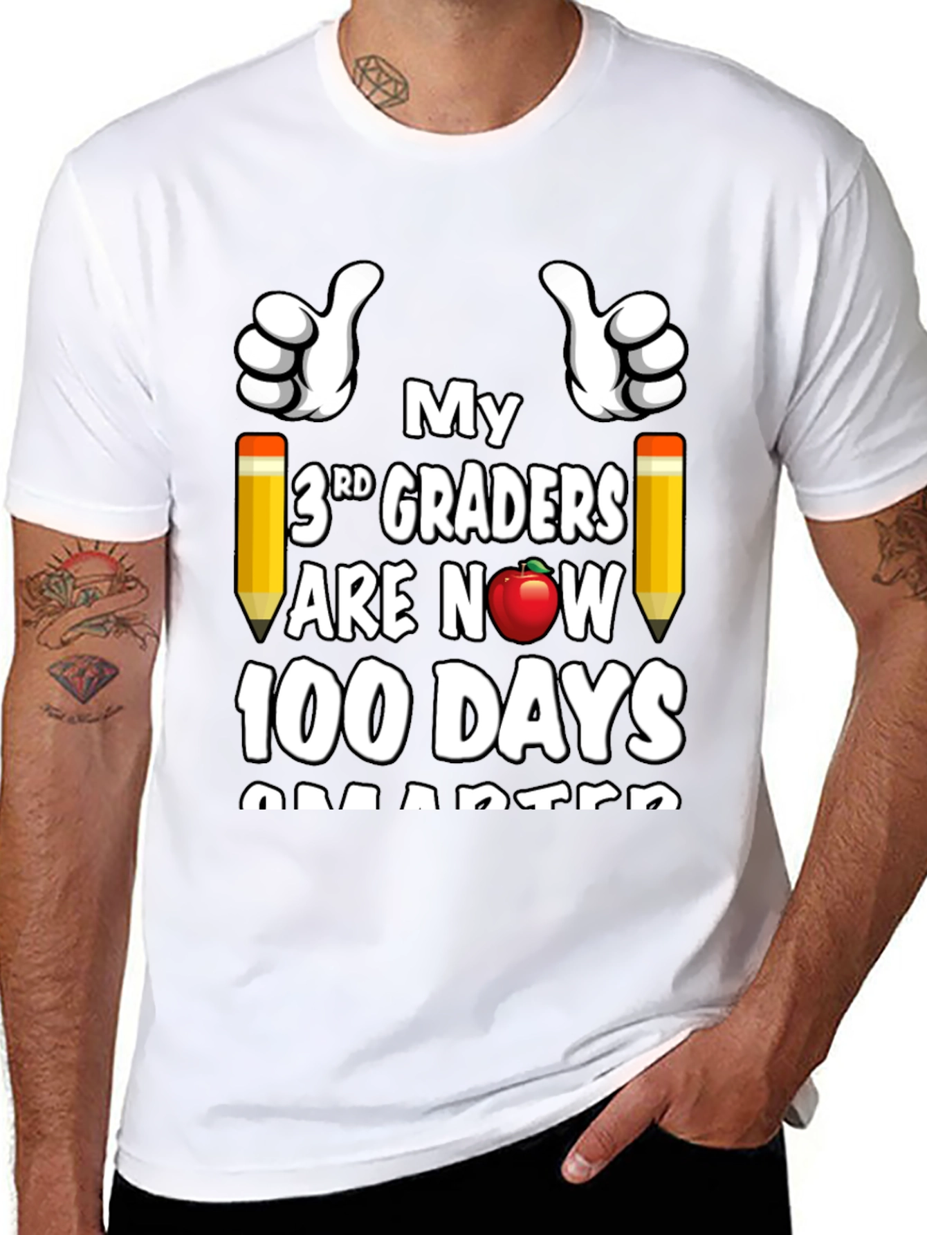 100 Days Smarter Teacher T-Shirt