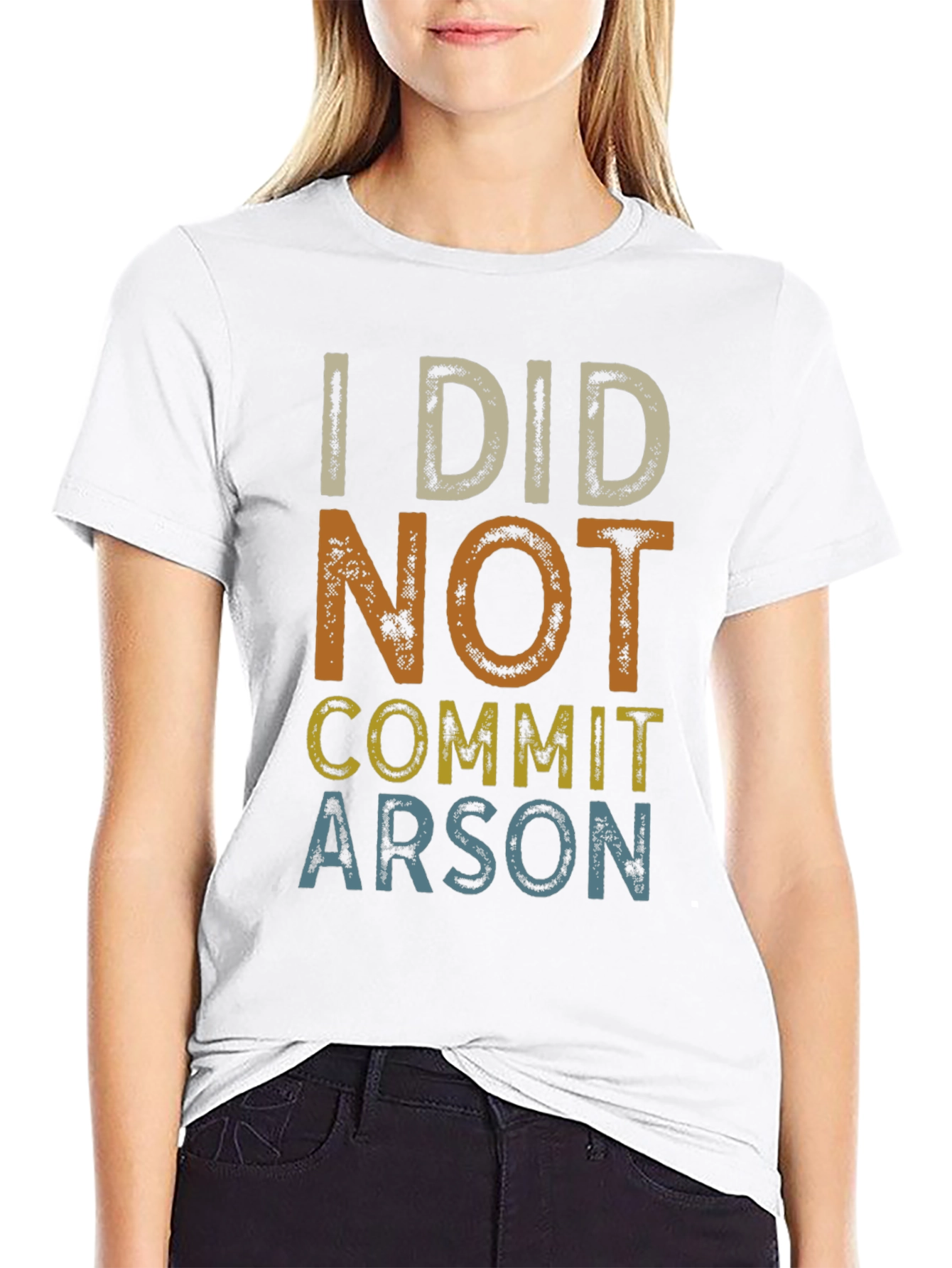 I Did Not Commit Arson Graphic T-Shirt