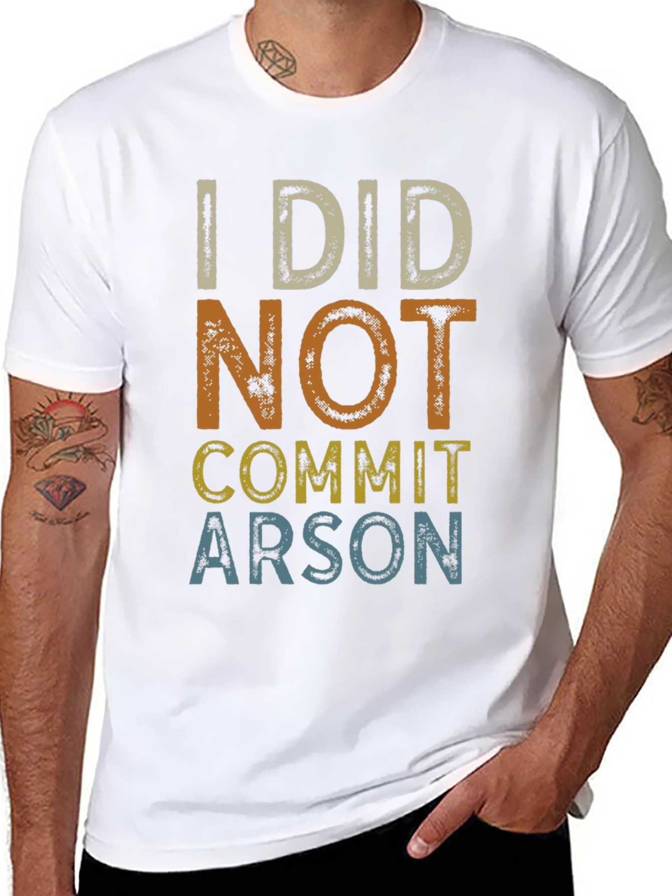 I Did Not Commit Arson Graphic T-Shirt