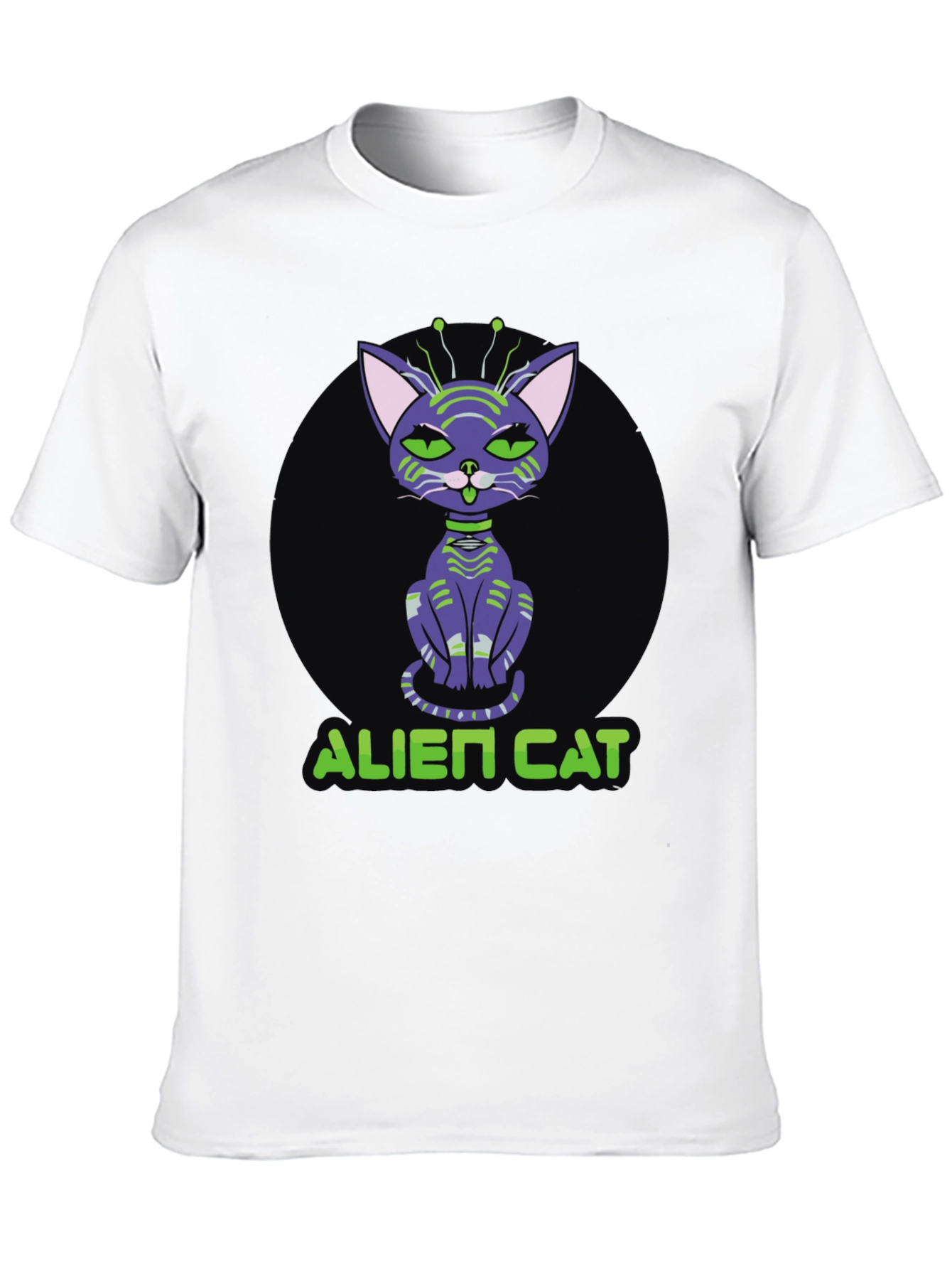 Alien Cat T-Shirt - Unique Graphic Tee