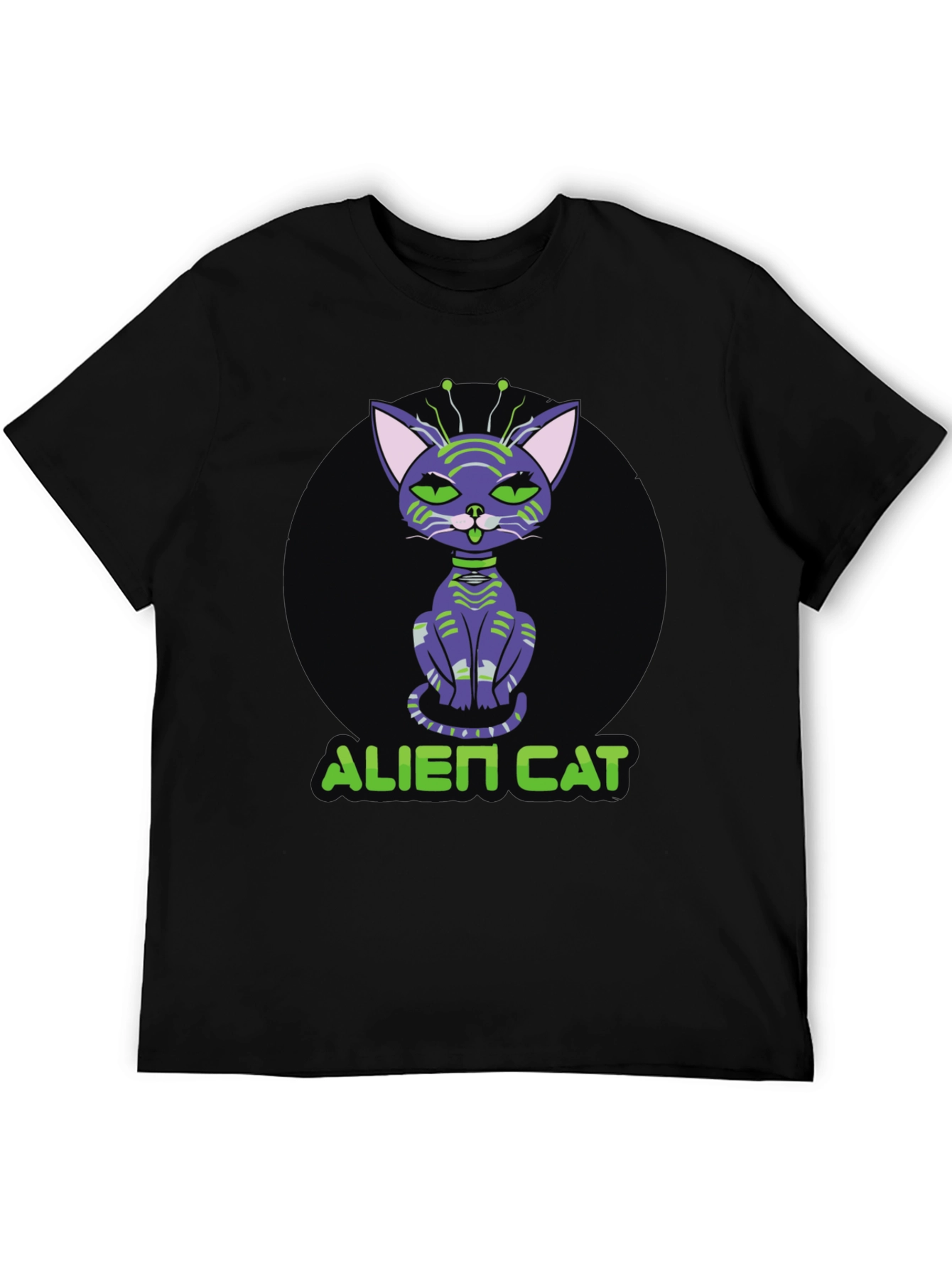 Alien Cat T-Shirt - Unique Graphic Tee