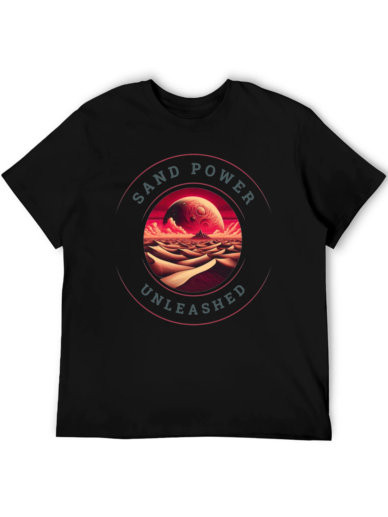 Sand Power Unleashed Graphic T-Shirt