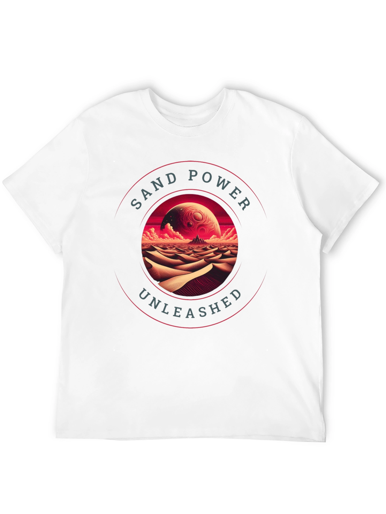 Sand Power Unleashed Graphic T-Shirt