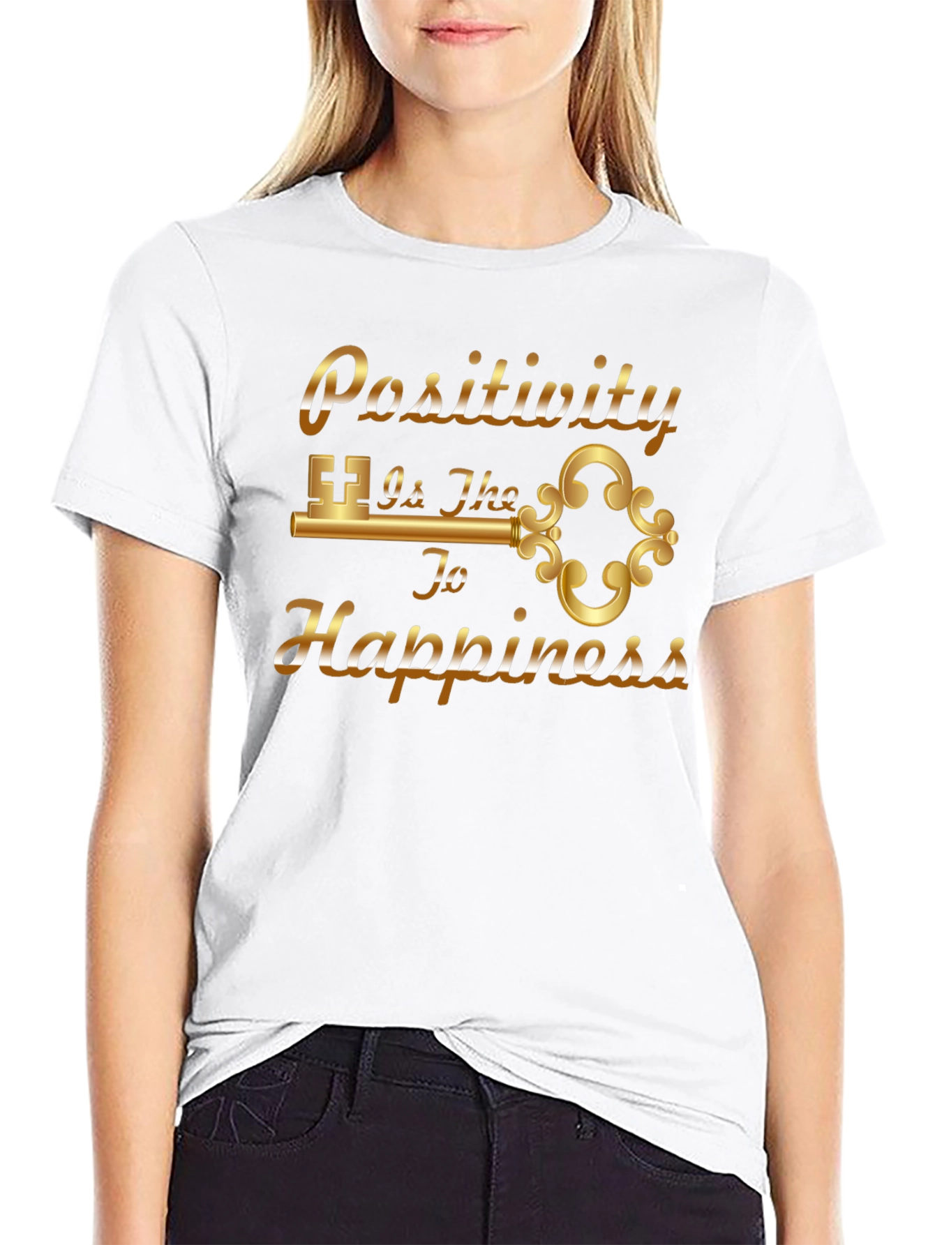 Positivity Key to Happiness T-Shirt