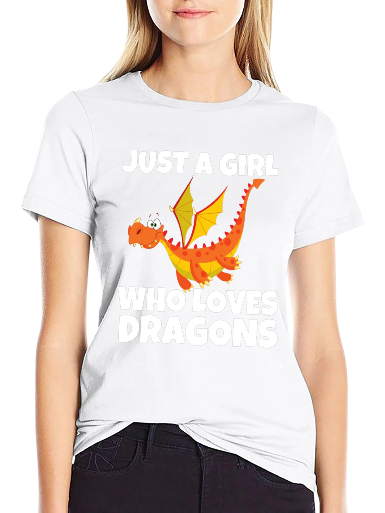Just a Girl Who Loves Dragons T-Shirt