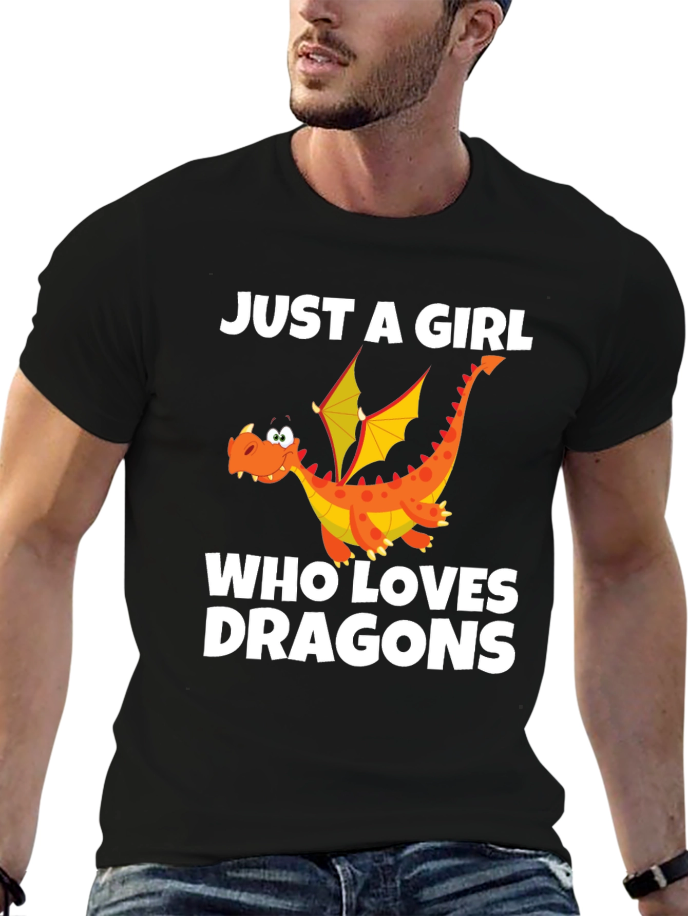 Just a Girl Who Loves Dragons T-Shirt