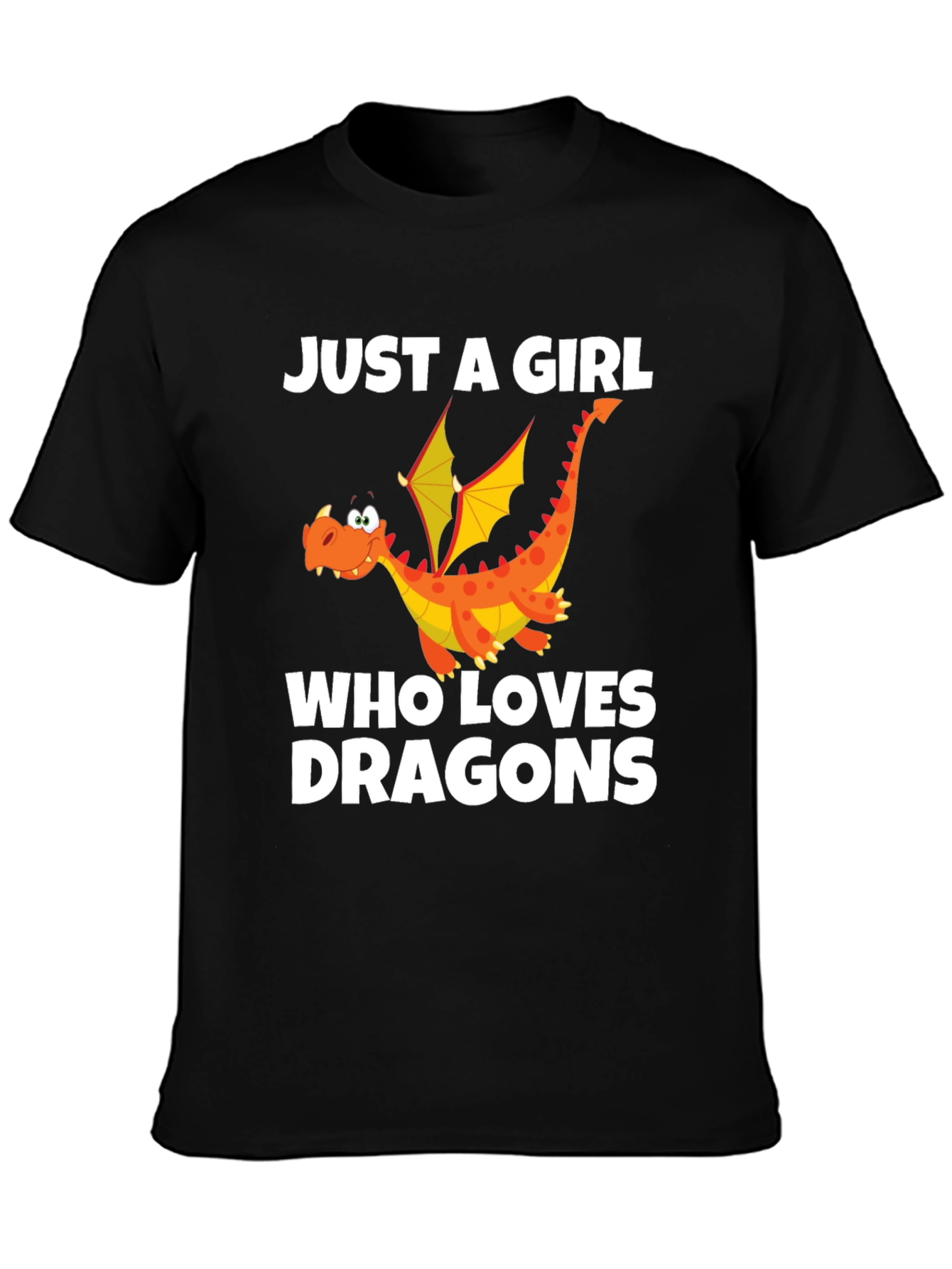 Just a Girl Who Loves Dragons T-Shirt