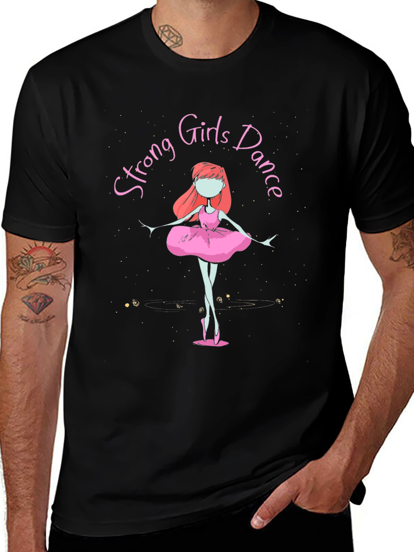 Strong Girls Dance T-Shirt - Empowering Ballet Tee