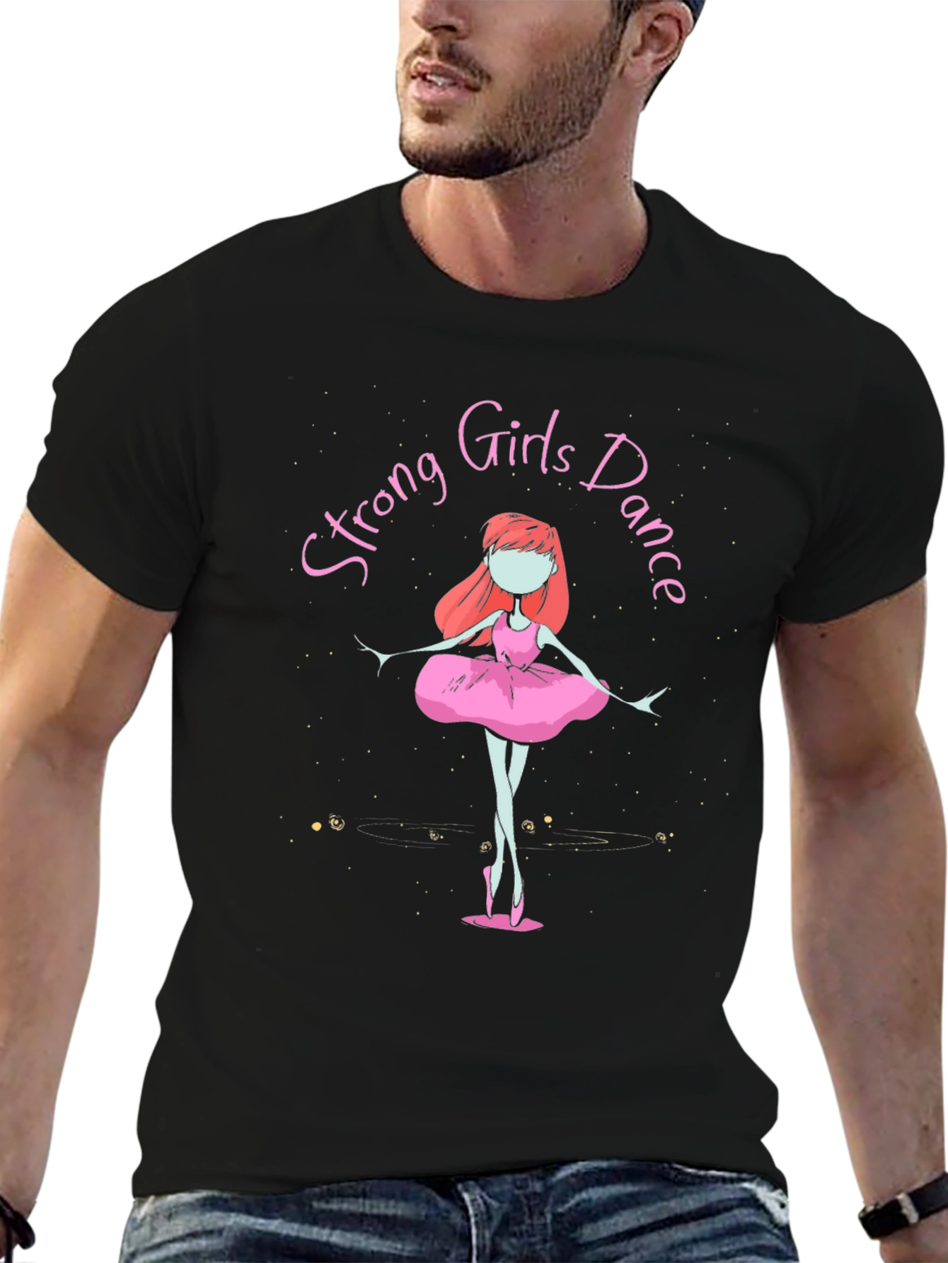 Strong Girls Dance T-Shirt - Empowering Ballet Tee