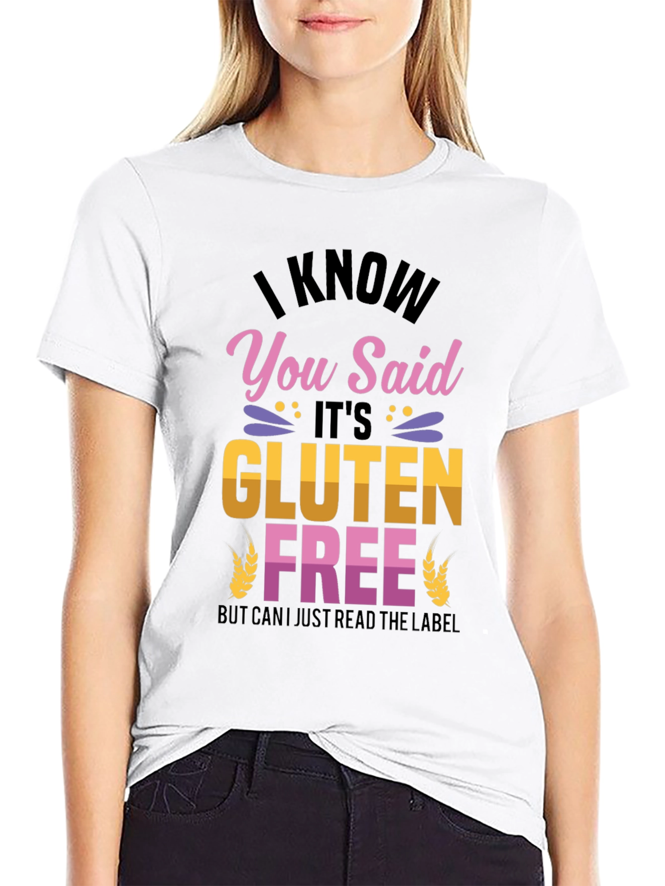 Funny Gluten Free T-Shirt - Read the Label