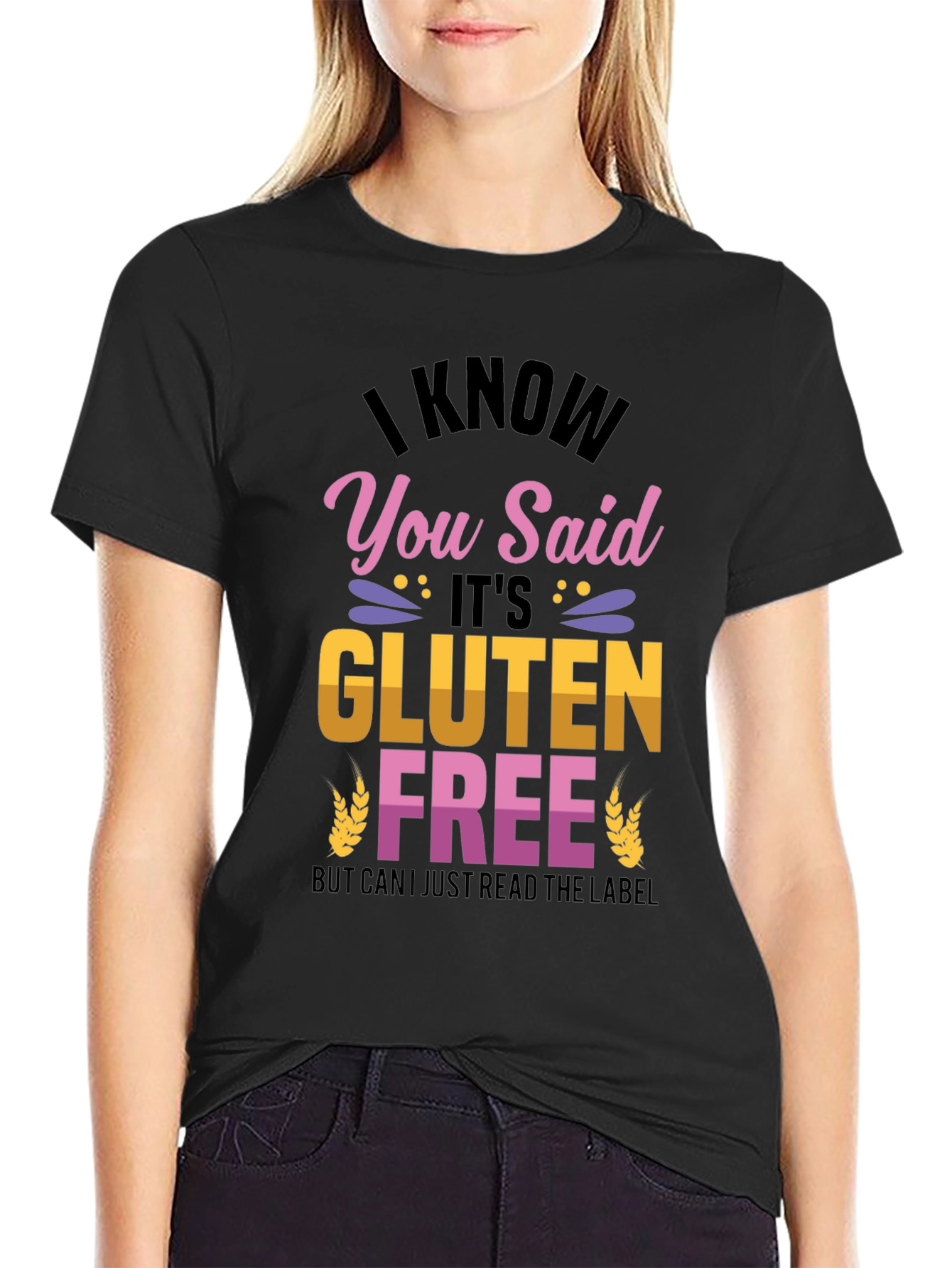 Funny Gluten Free T-Shirt - Read the Label
