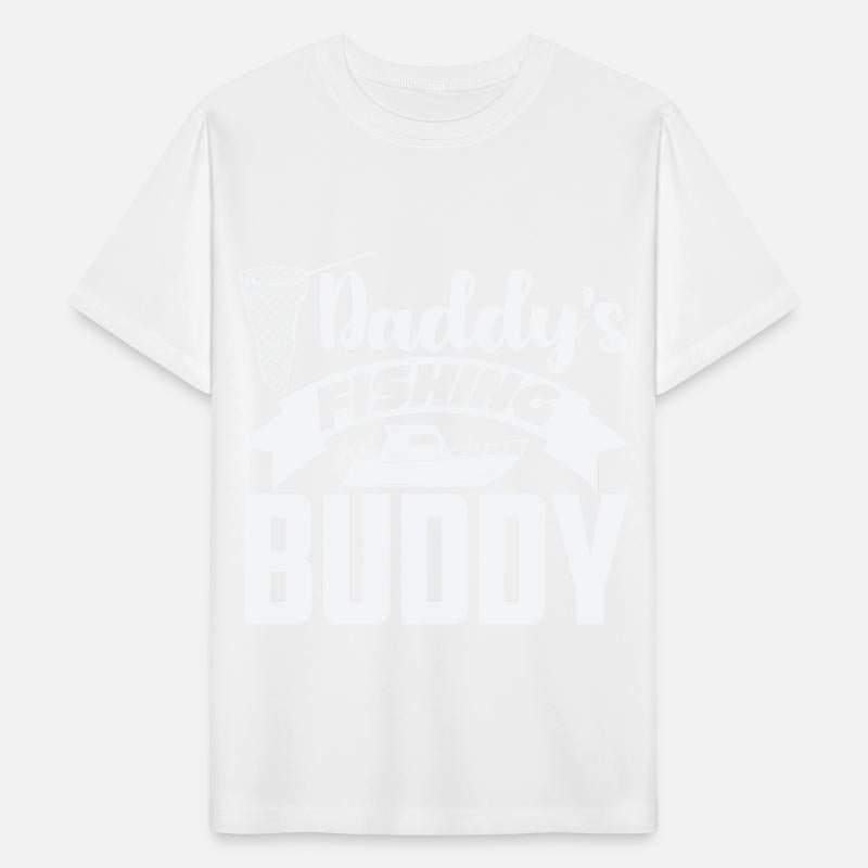 Daddy's Fishing Buddy Tee Gifts For the Fishermans