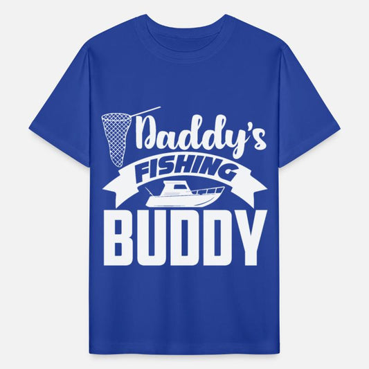 Daddy's Fishing Buddy Tee Gifts For the Fishermans