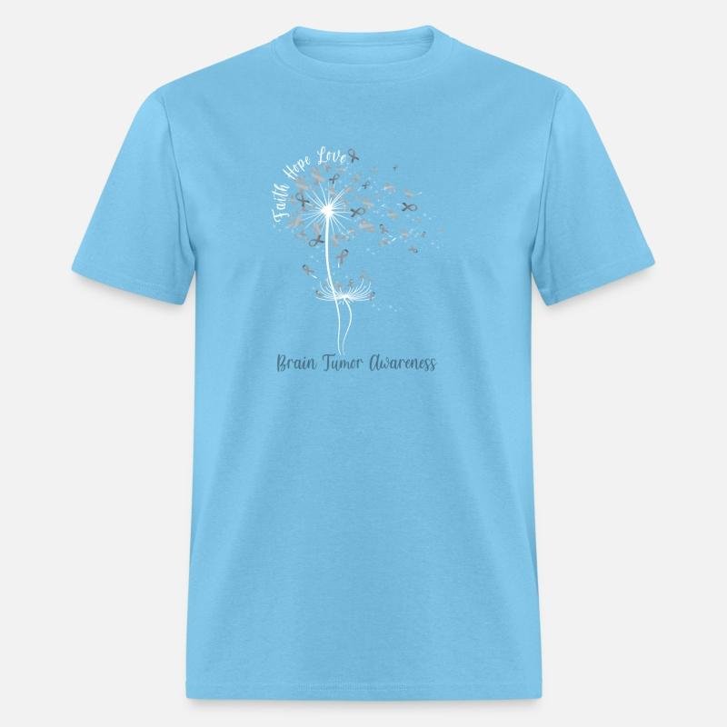 Dandelion Faith Hope Love Brain Tumor Awareness Fl