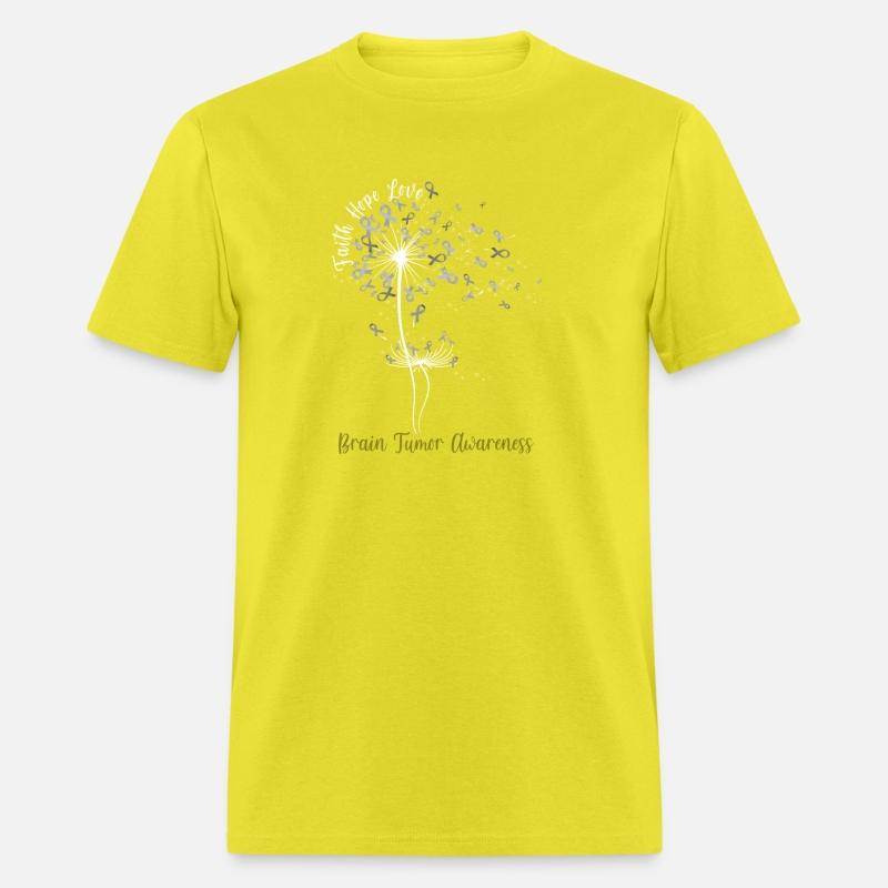 Dandelion Faith Hope Love Brain Tumor Awareness Fl
